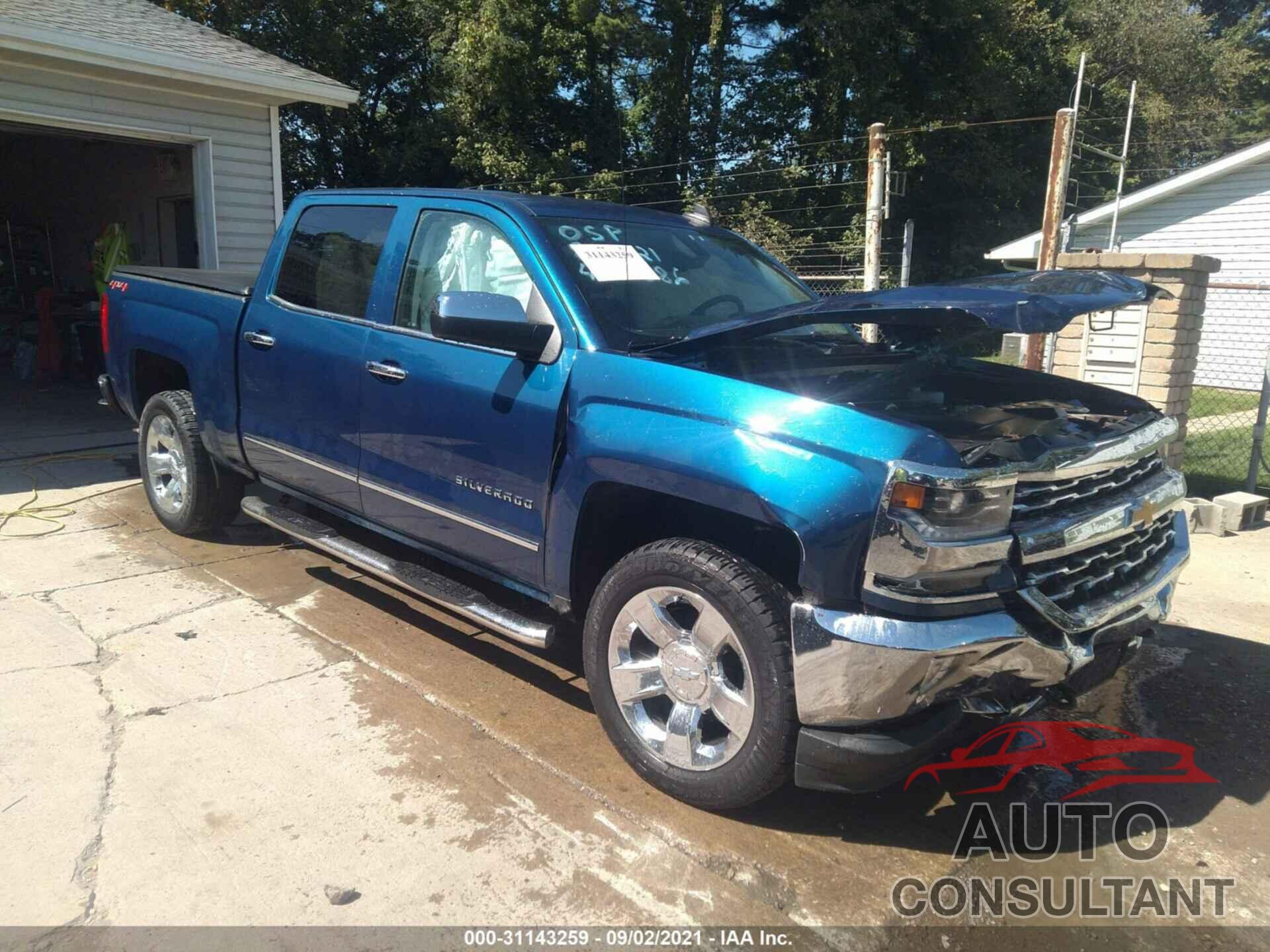 CHEVROLET SILVERADO 1500 2018 - 3GCUKSER9JG306948