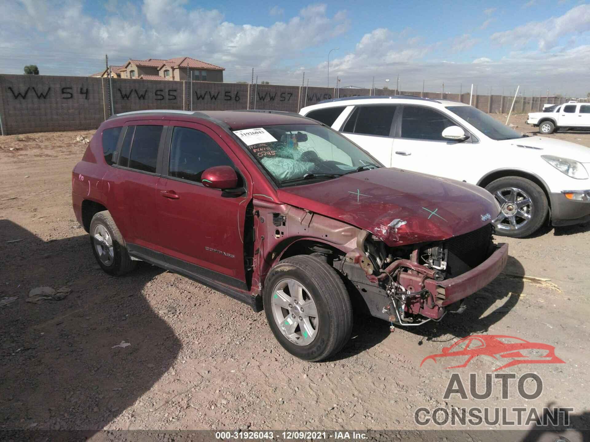 JEEP COMPASS 2016 - 1C4NJCEB5GD620795