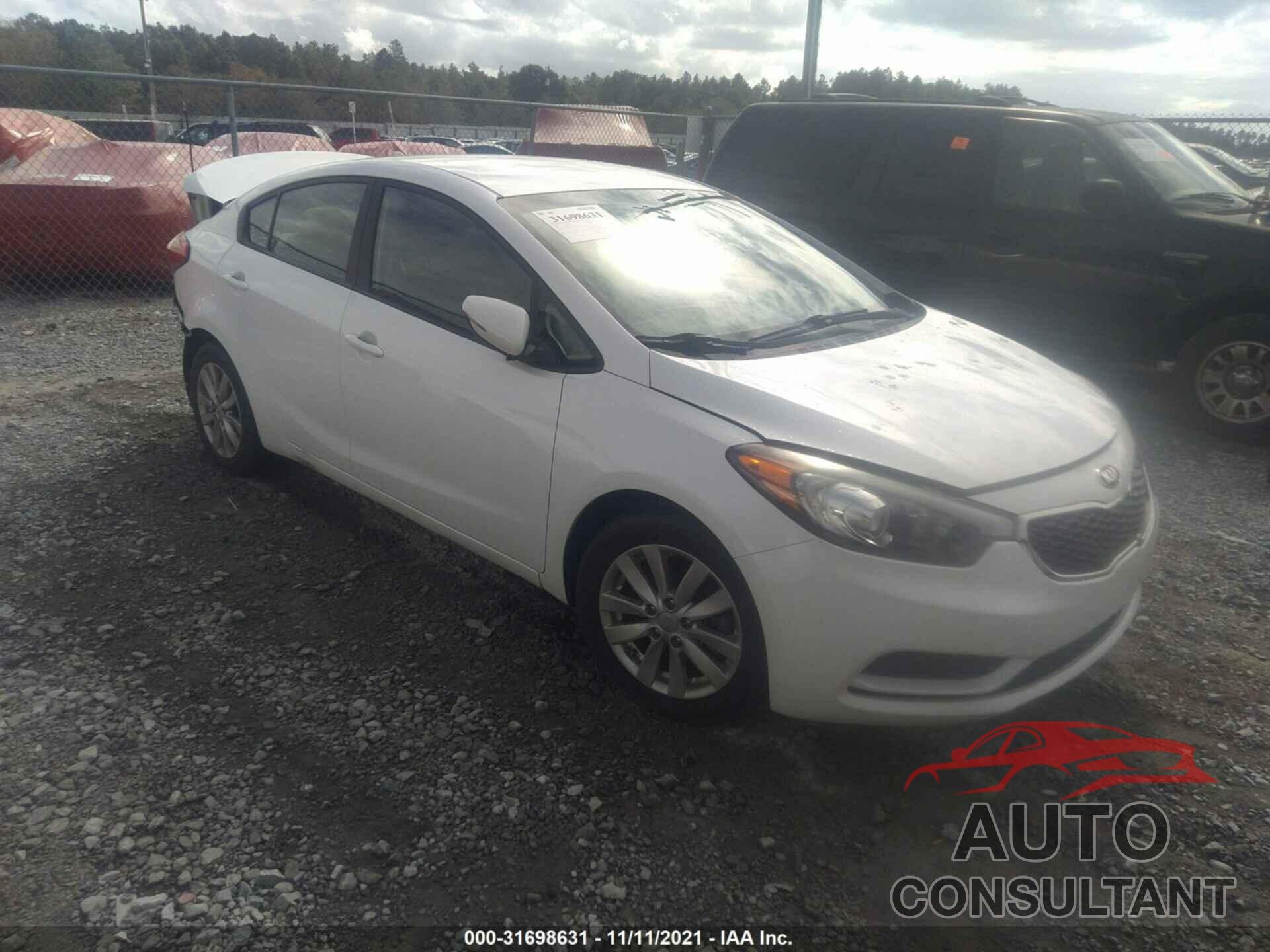 KIA FORTE 2016 - KNAFX4A65G5575222