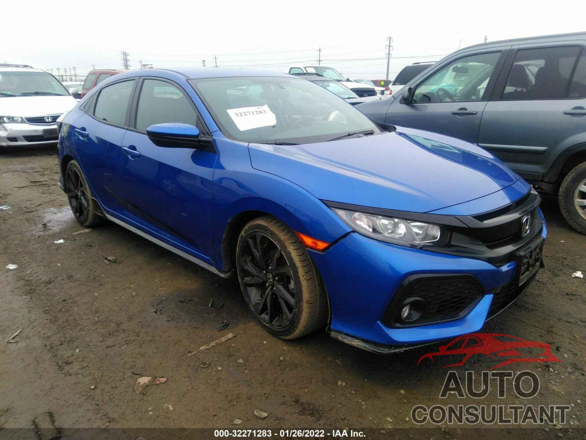 HONDA CIVIC HATCHBACK 2018 - SHHFK7H45JU422254