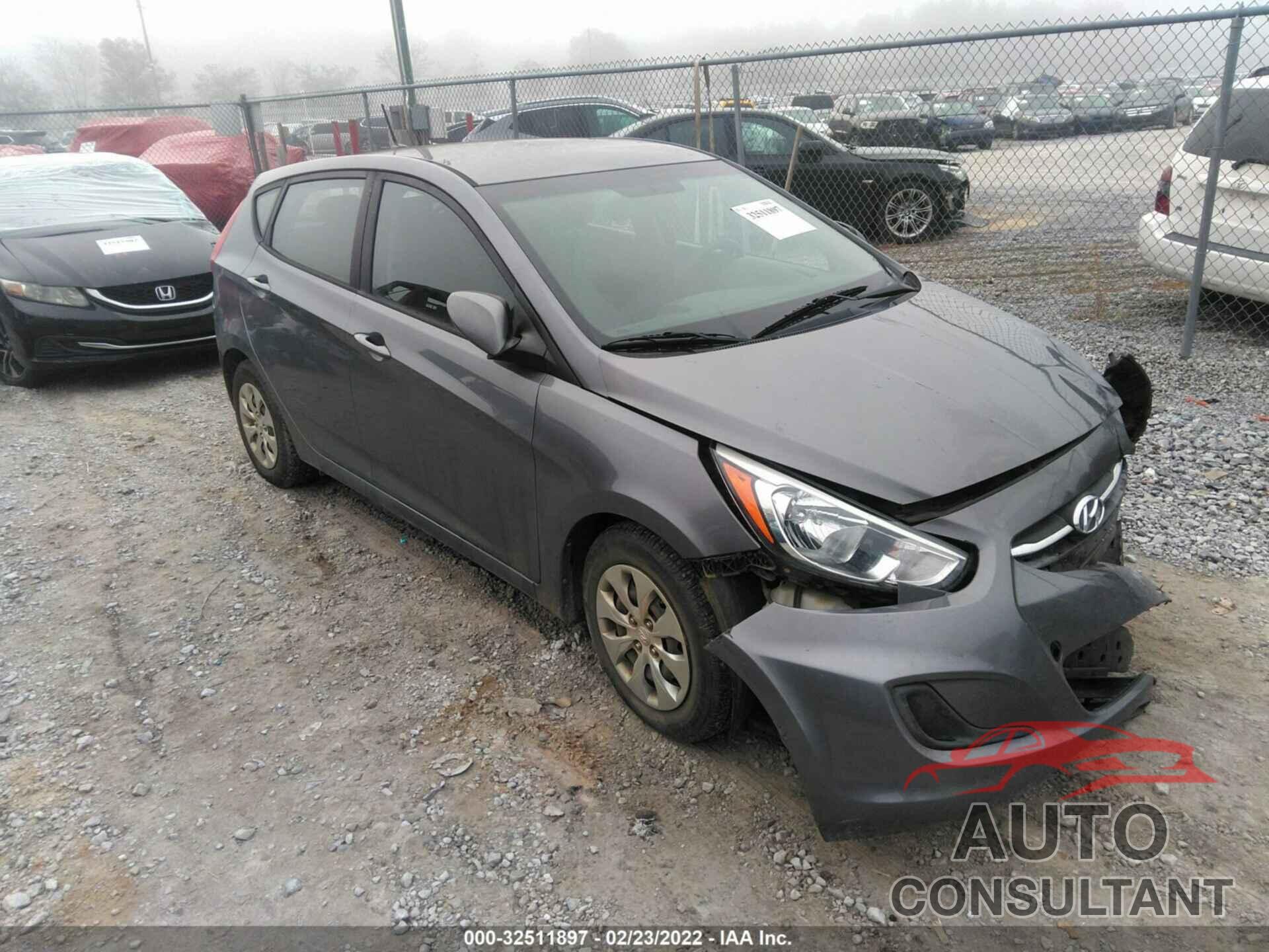 HYUNDAI ACCENT 2017 - KMHCT5AE4HU320305