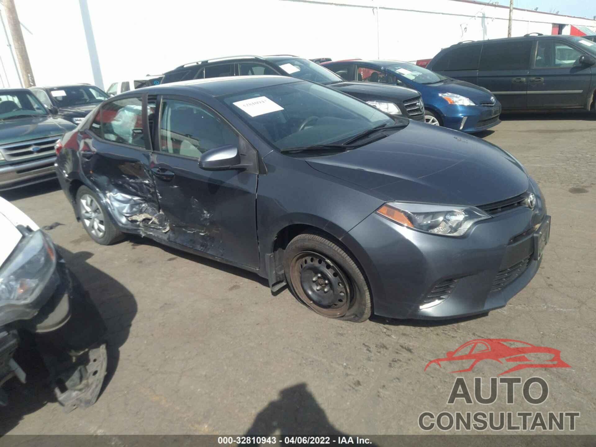 TOYOTA COROLLA 2016 - 2T1BURHE7GC735415