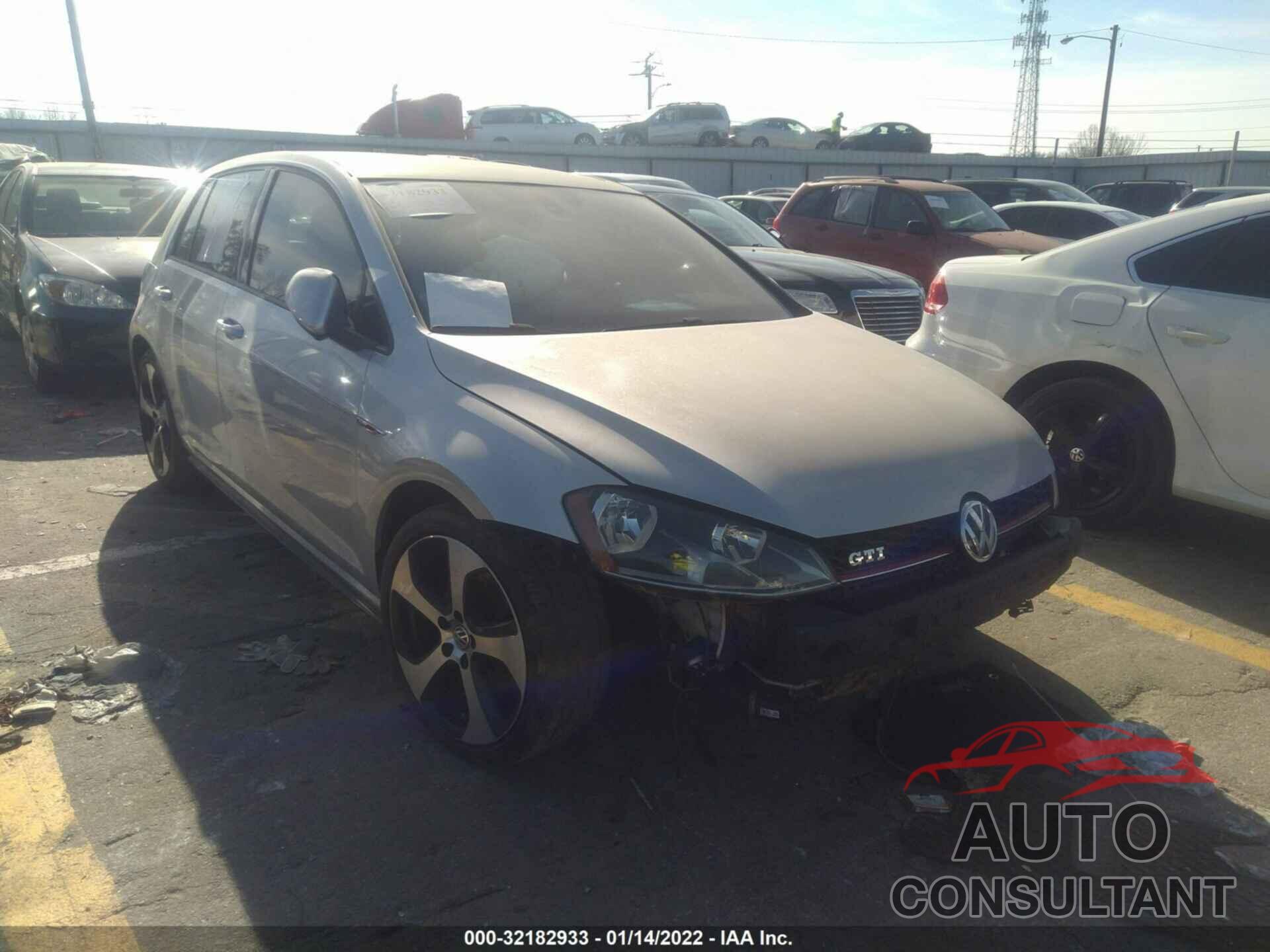 VOLKSWAGEN GOLF GTI 2016 - 3VW4T7AU8GM010881