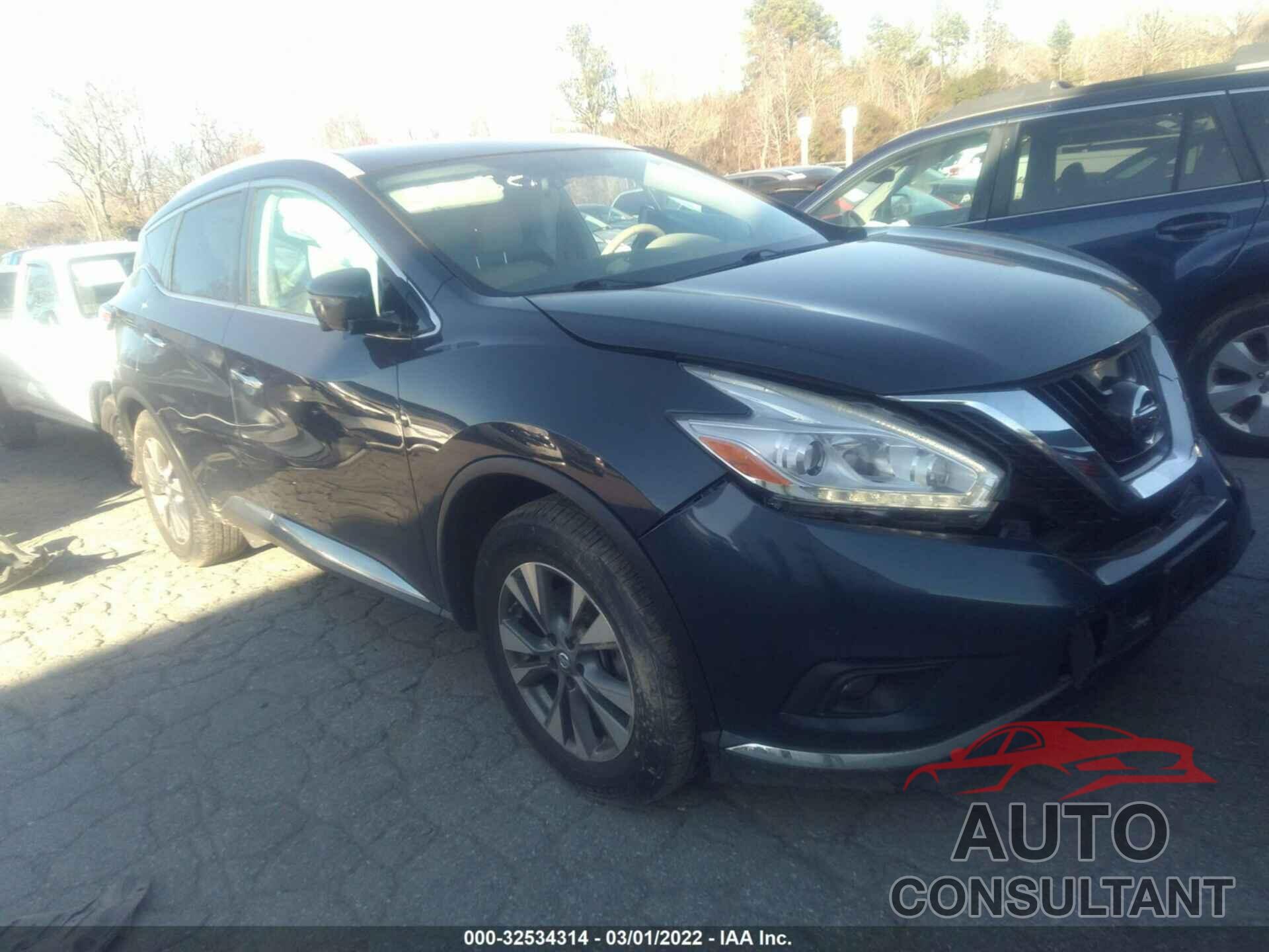 NISSAN MURANO 2016 - 5N1AZ2MH1GN103250