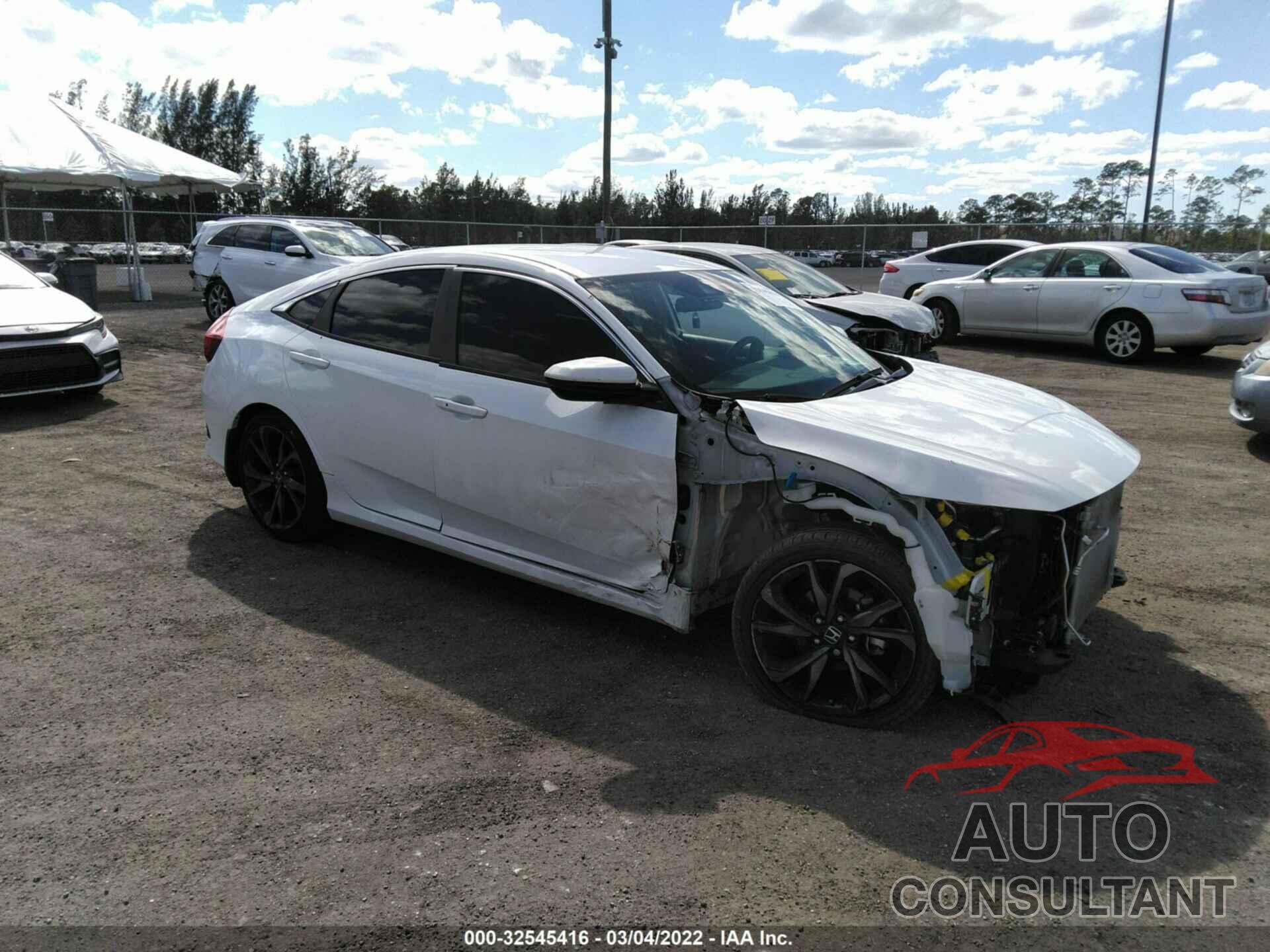 HONDA CIVIC SEDAN 2020 - 19XFC2F80LE017953