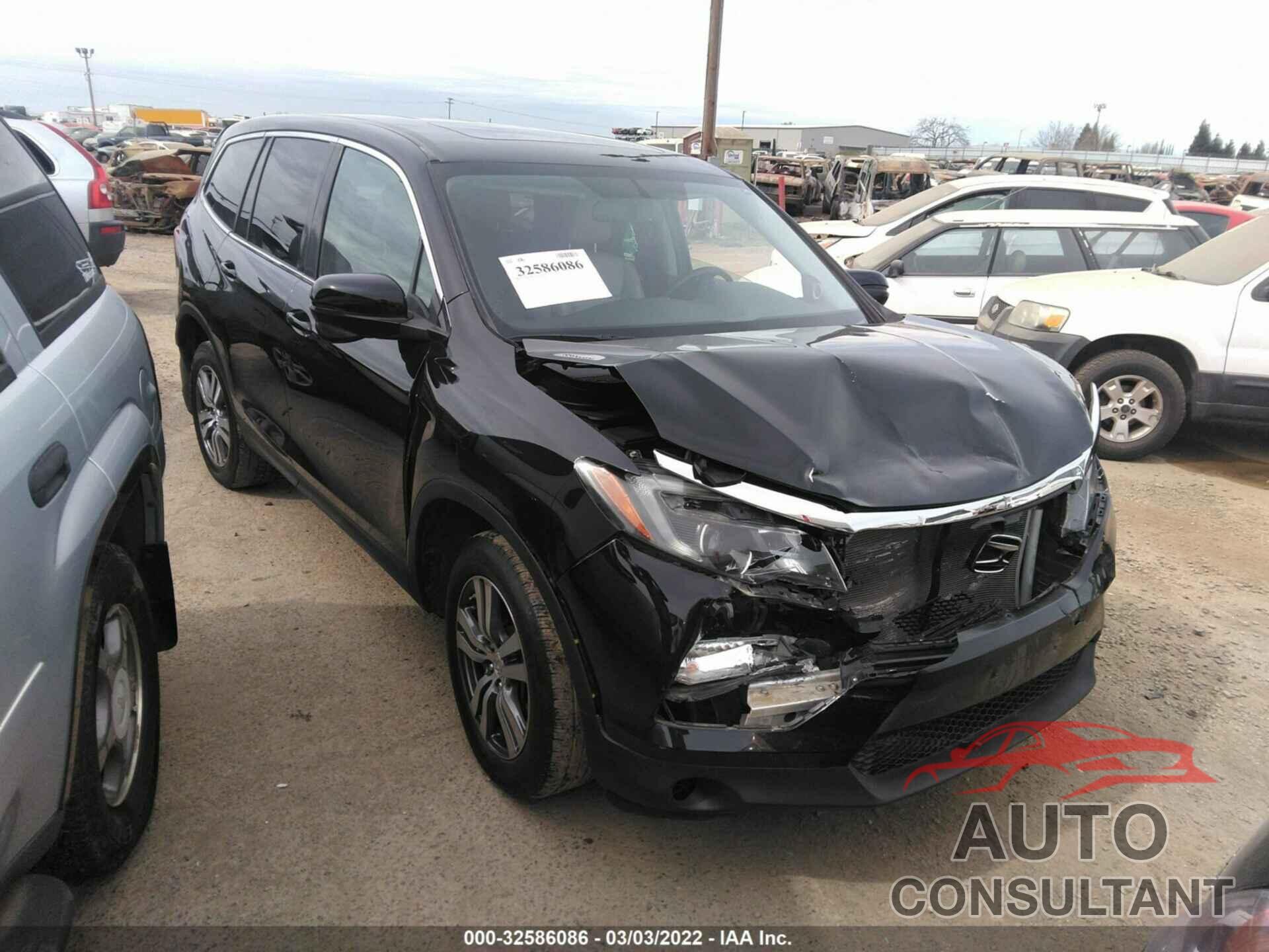HONDA PILOT 2016 - 5FNYF6H80GB092009