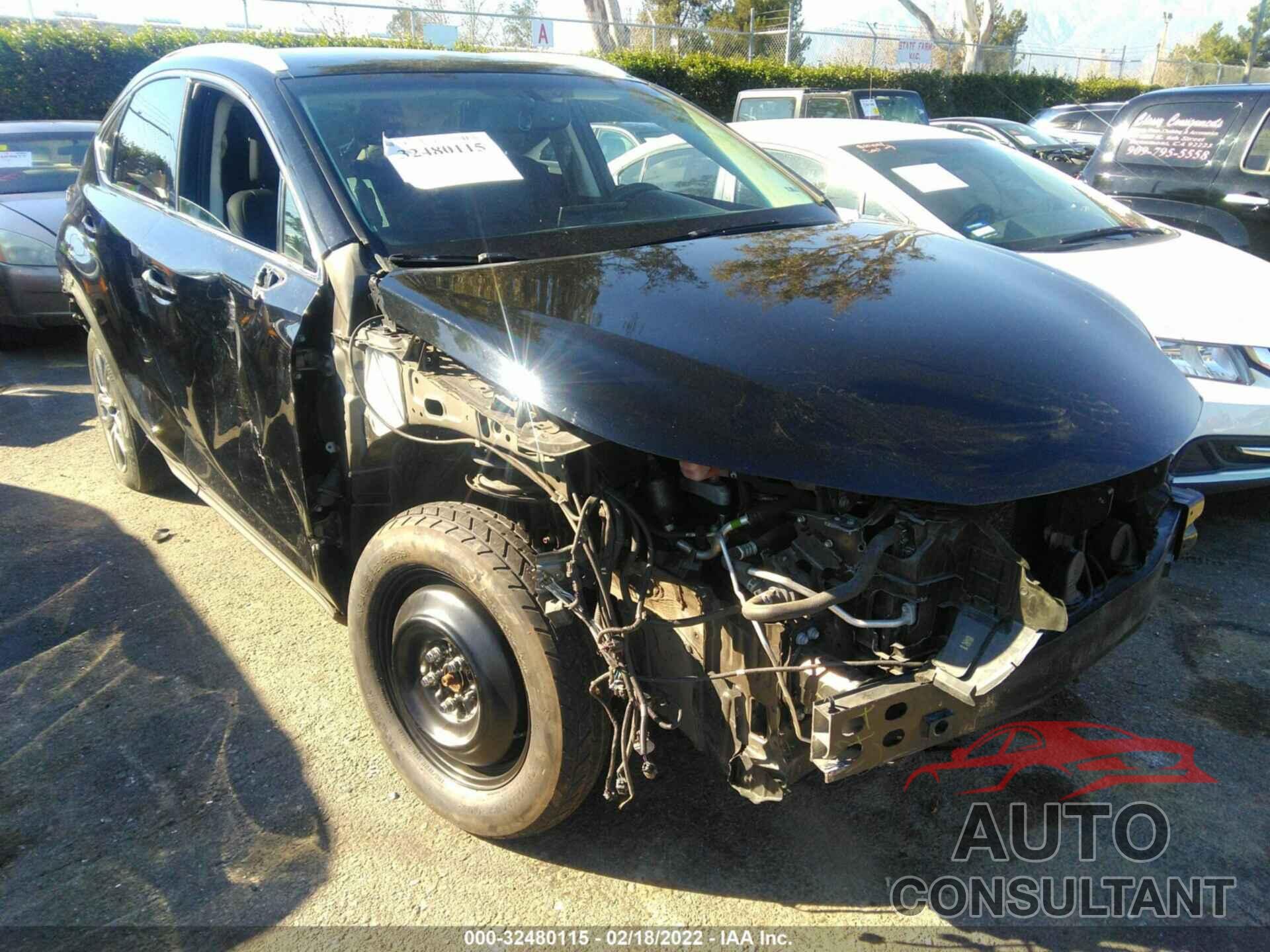 LEXUS NX 200T 2016 - JTJYARBZ2G2048689