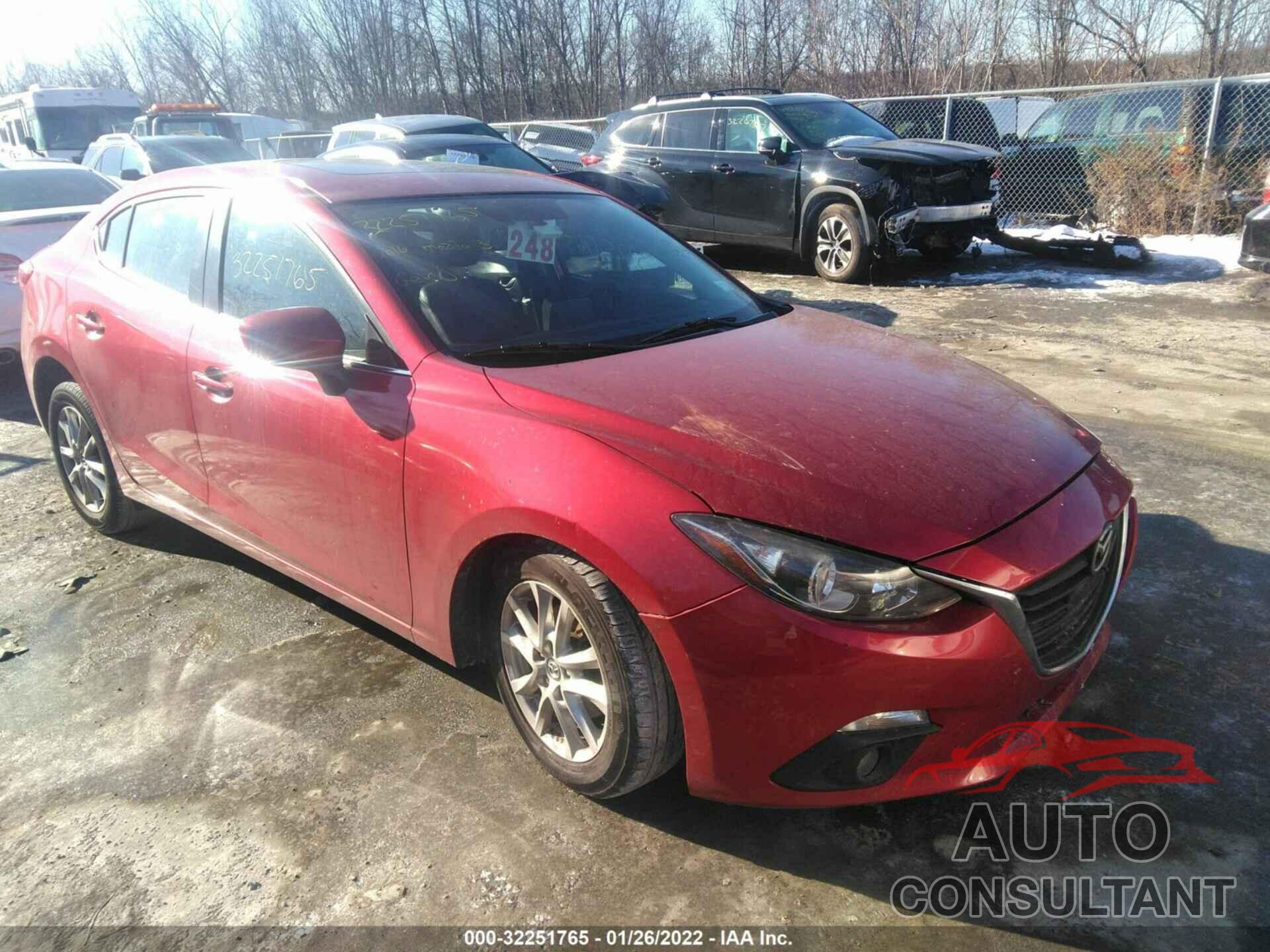 MAZDA MAZDA3 2016 - JM1BM1X76G1341803