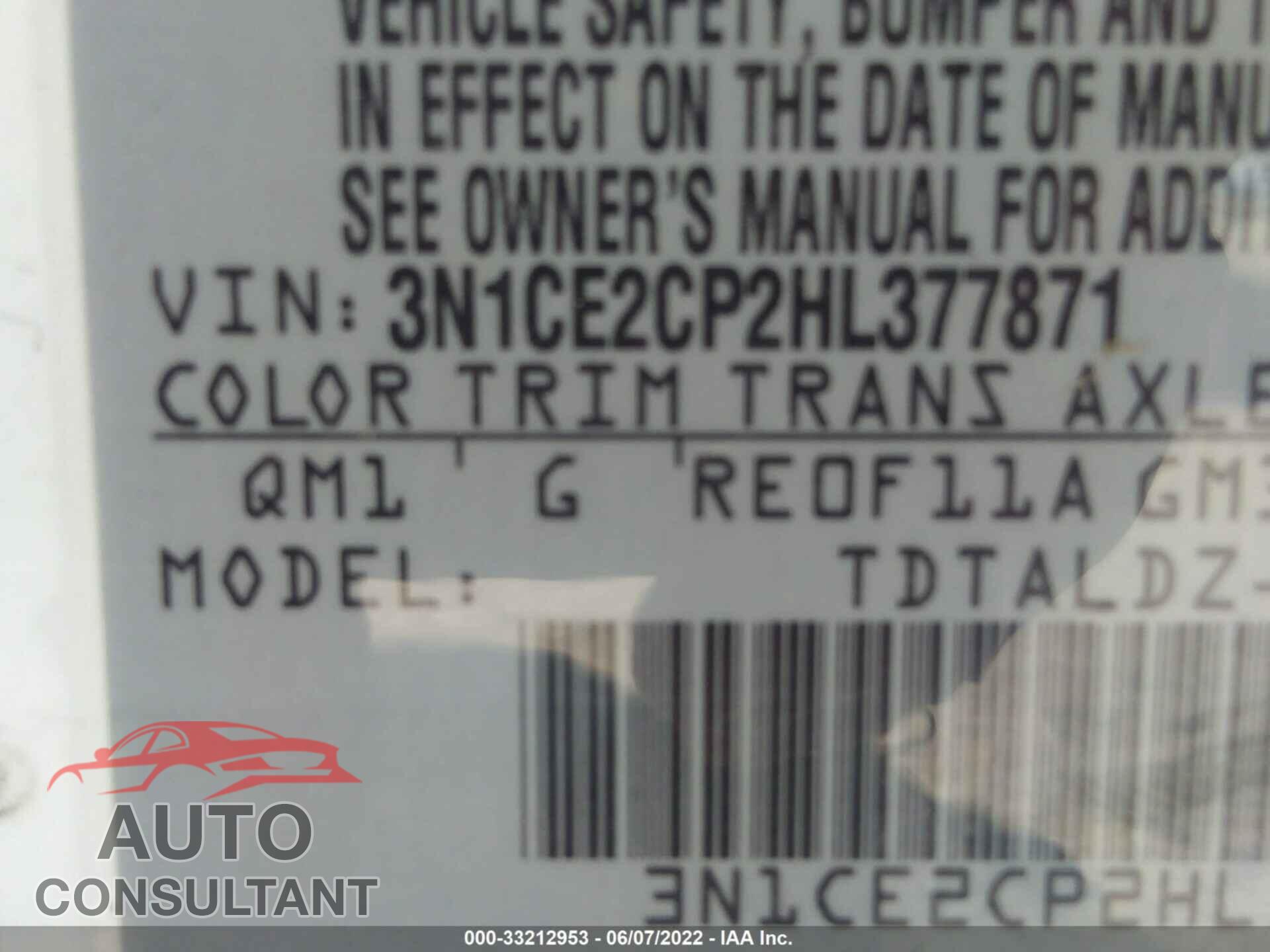 NISSAN VERSA NOTE 2017 - 3N1CE2CP2HL377871