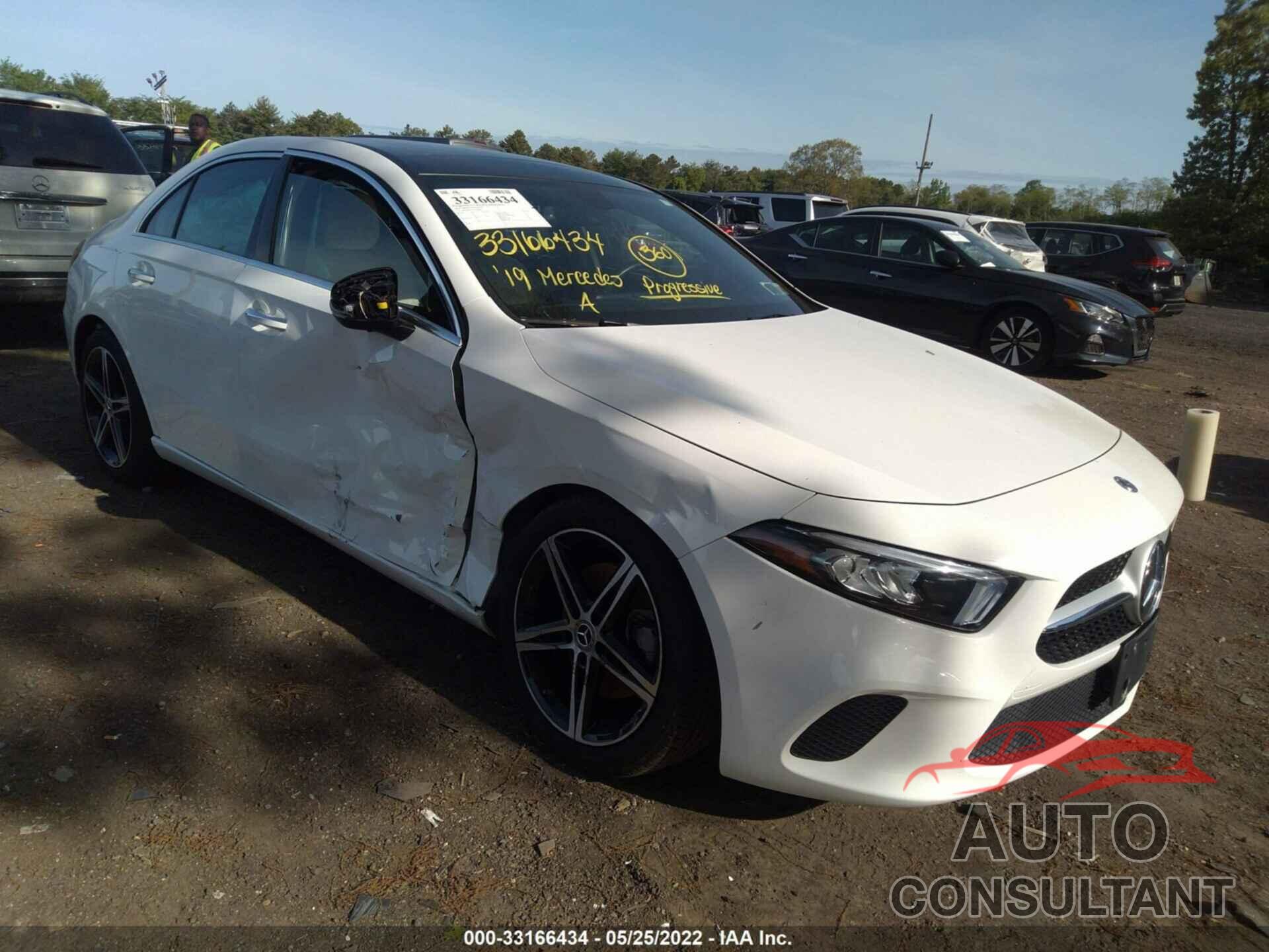 MERCEDES-BENZ A-CLASS 2019 - WDD3G4FB0KW021848