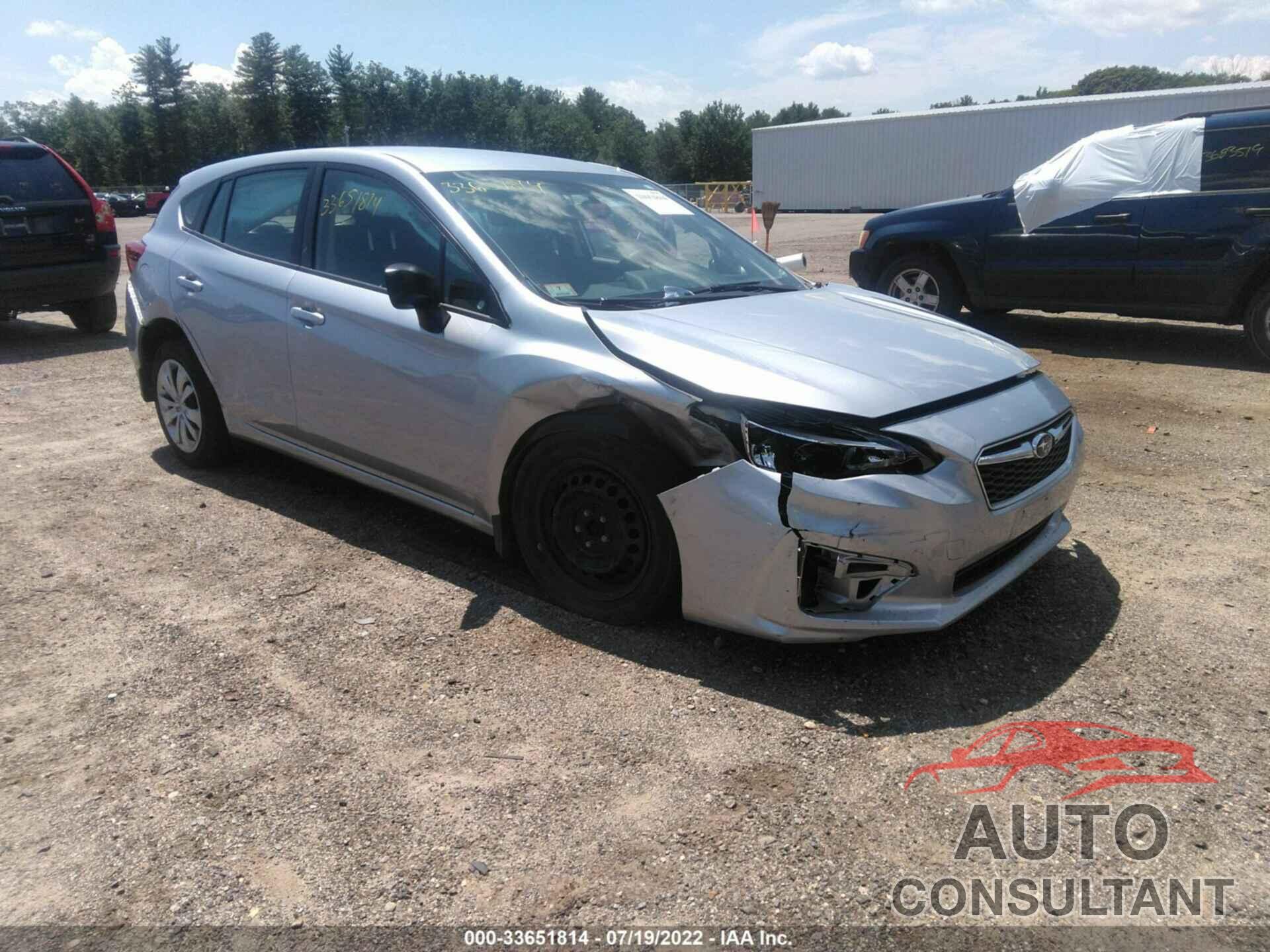 SUBARU IMPREZA 2019 - 4S3GTAB63K3702554