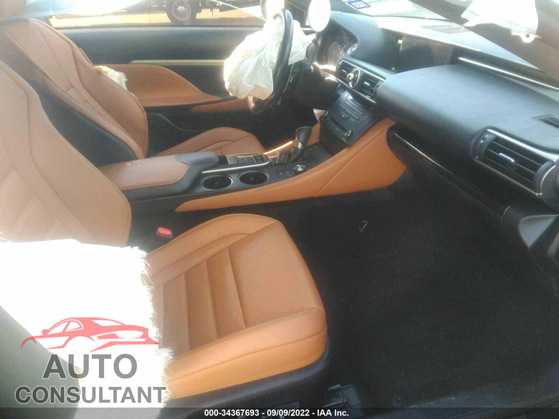LEXUS RC 200T 2016 - JTHHA5BC9G5002331