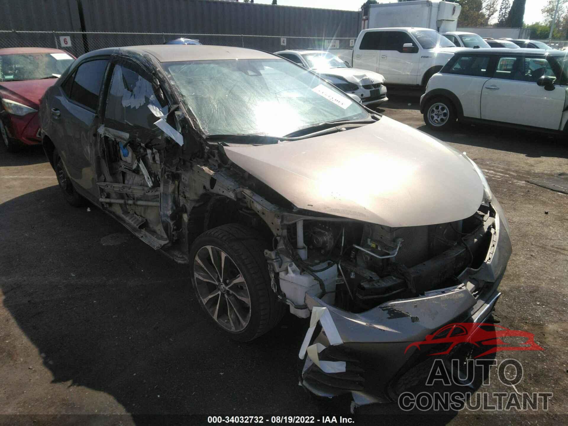 TOYOTA COROLLA 2019 - 5YFBURHE3KP926855