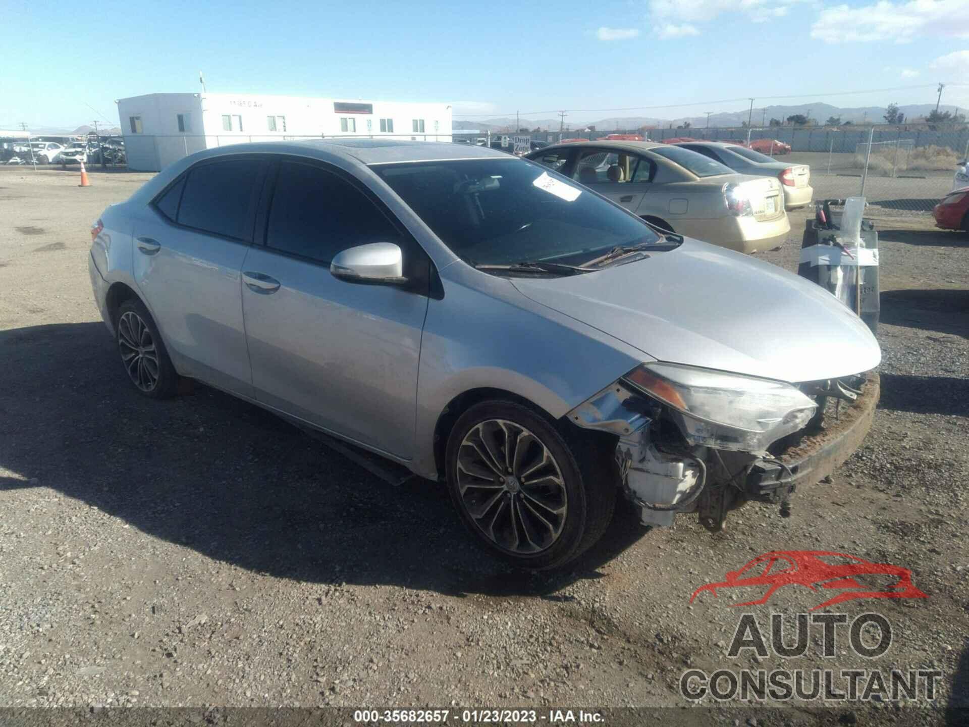 TOYOTA COROLLA 2016 - 2T1BURHE6GC648976