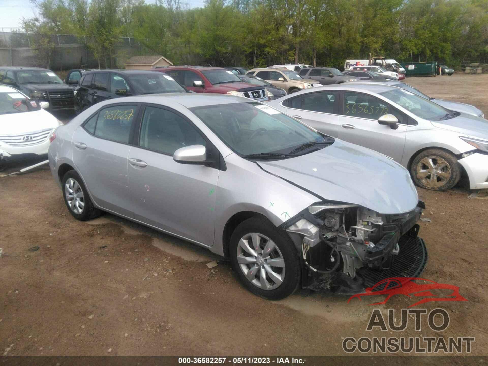 TOYOTA COROLLA 2016 - 2T1BURHE0GC737099