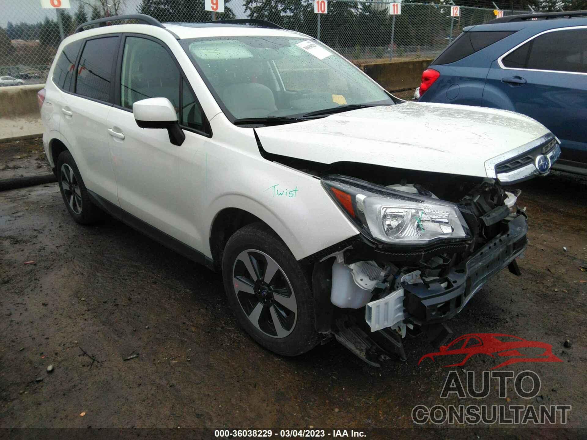 SUBARU FORESTER 2018 - JF2SJAEC1JH580703