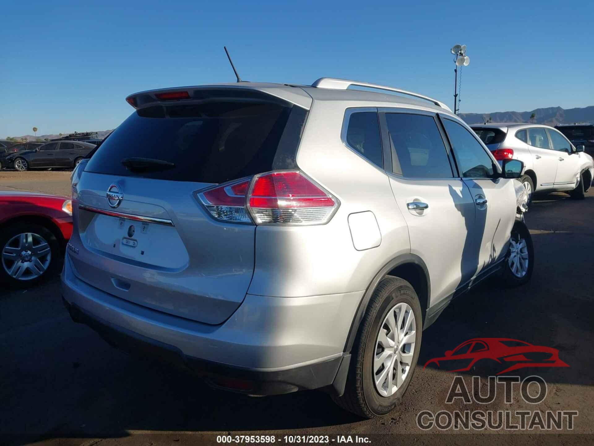 NISSAN ROGUE 2016 - KNMAT2MT5GP595103