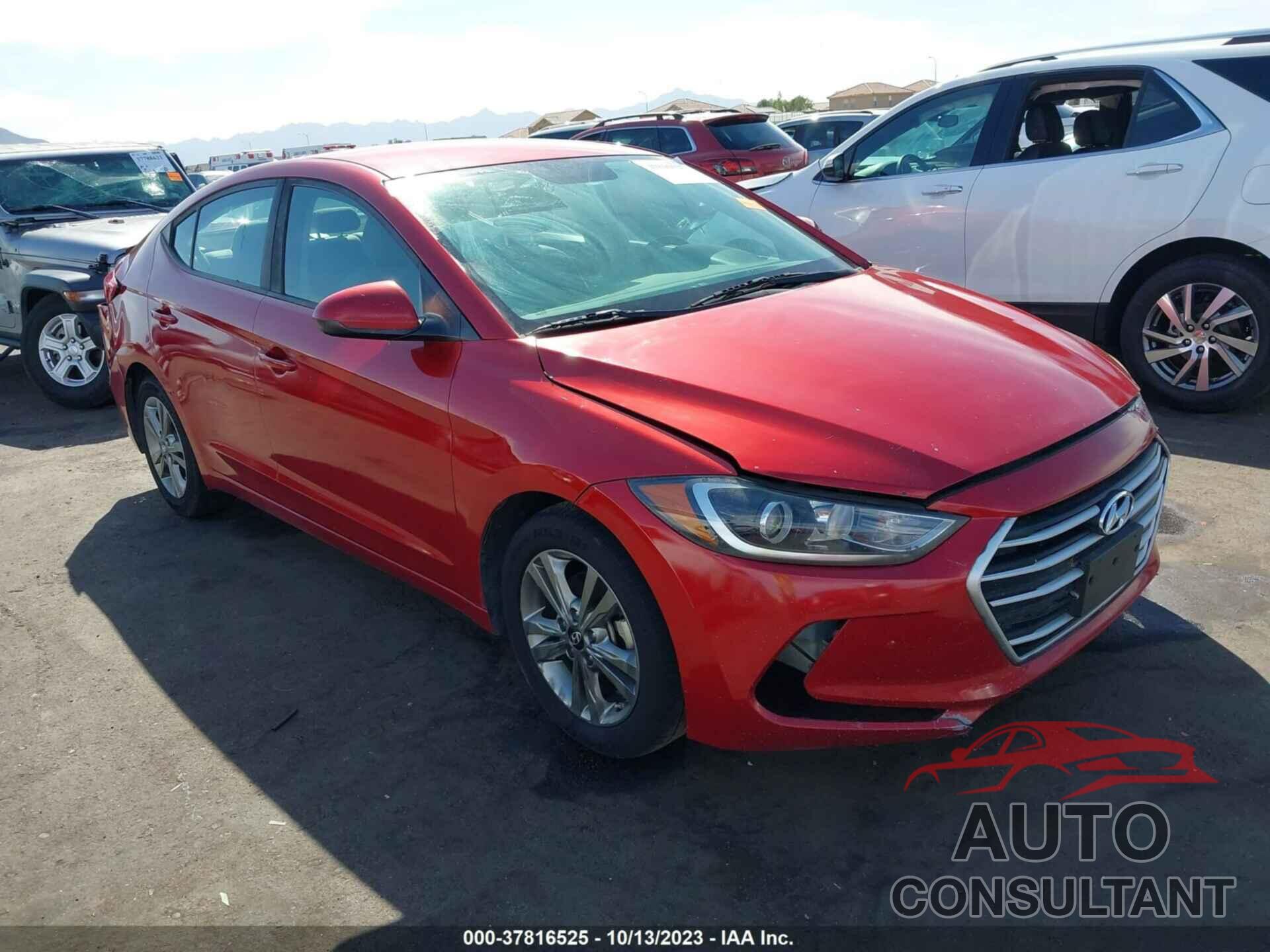 HYUNDAI ELANTRA 2018 - 5NPD84LF5JH251229