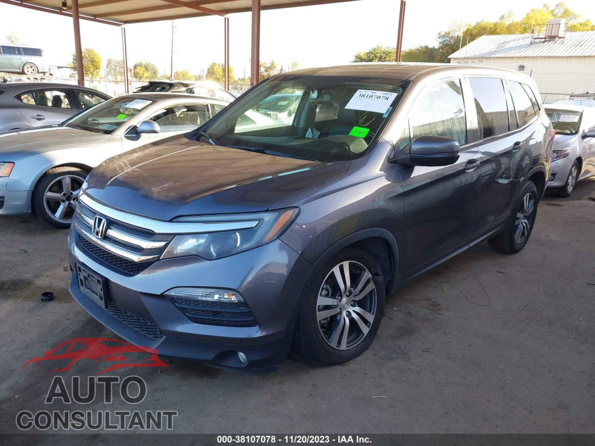 HONDA PILOT 2017 - 5FNYF5H84HB024002