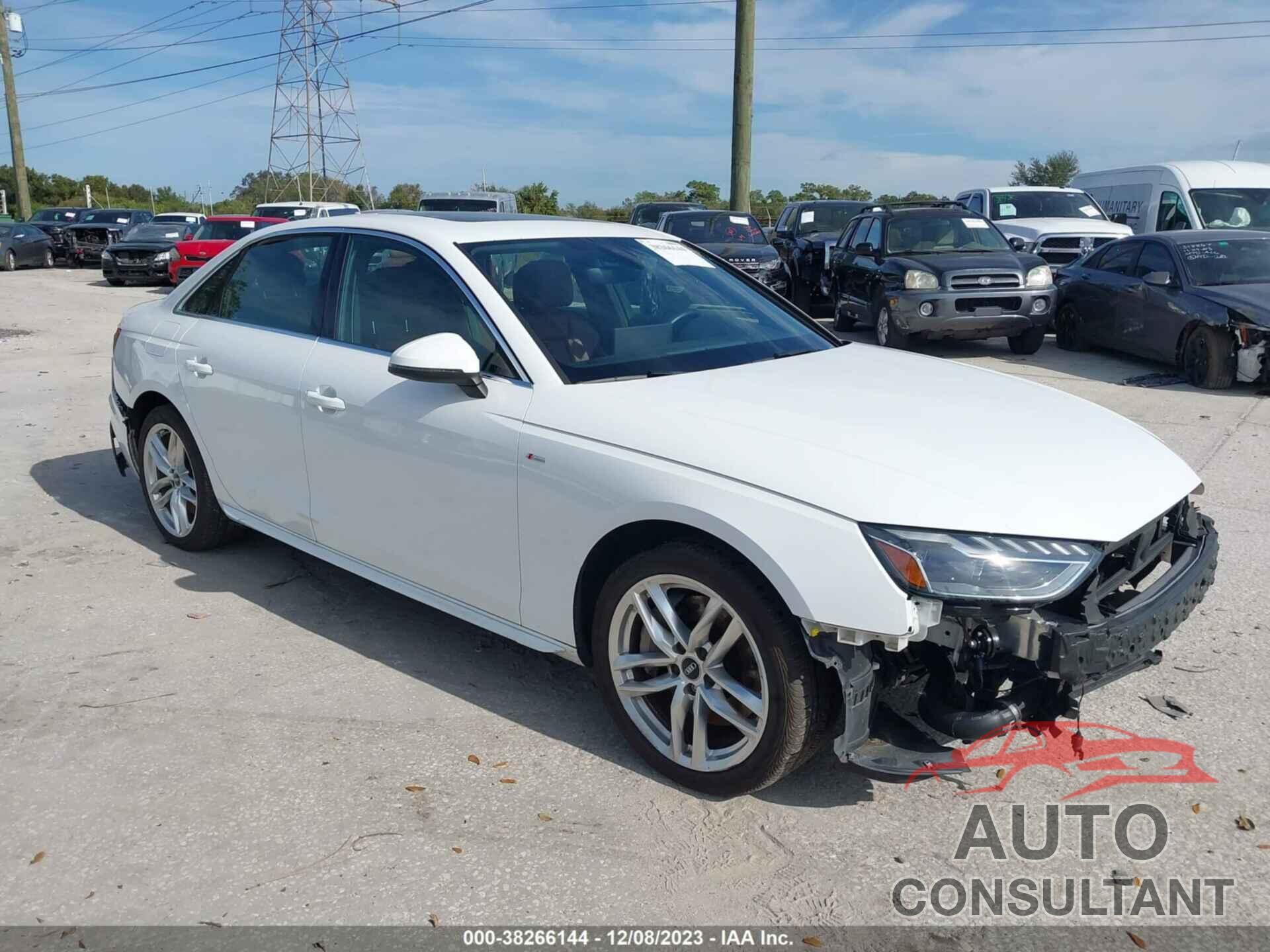 AUDI A4 2020 - WAUENAF44LA060141