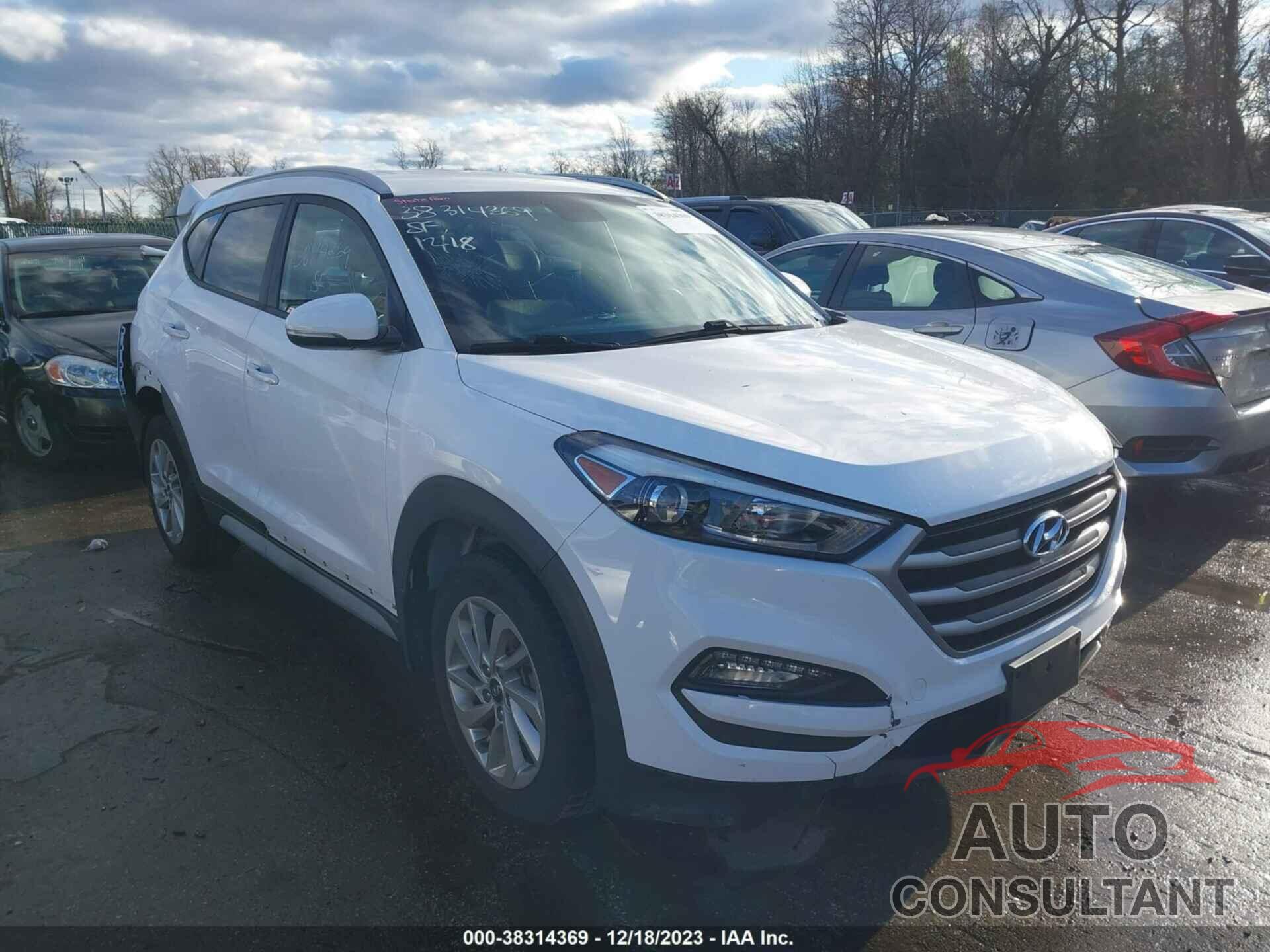 HYUNDAI TUCSON 2017 - KM8J33A40HU375482