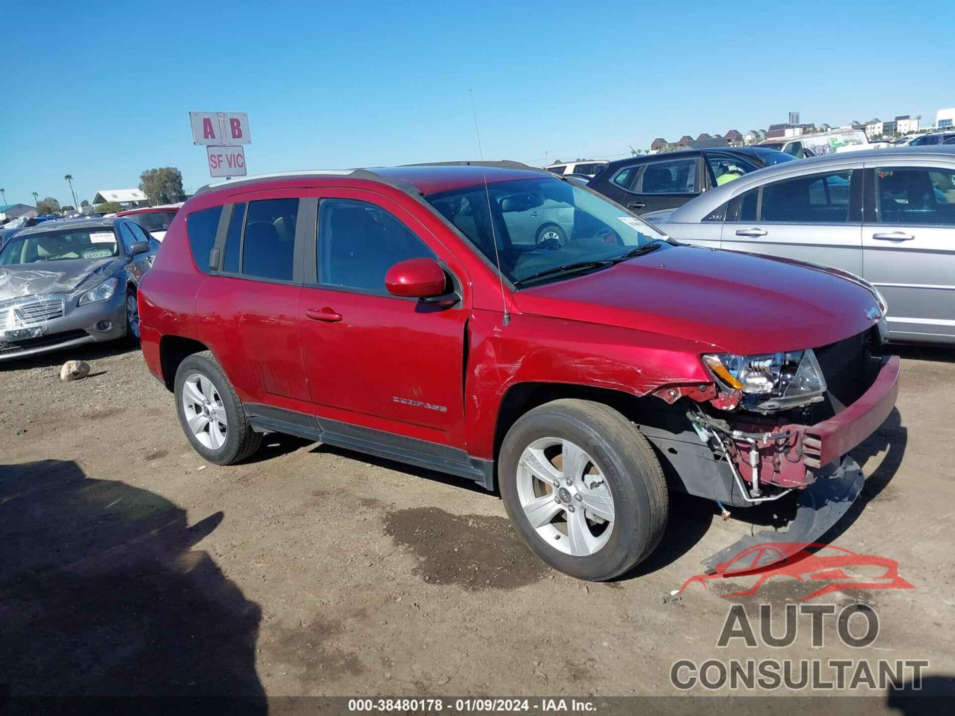 JEEP COMPASS 2016 - 1C4NJDEB1GD758520