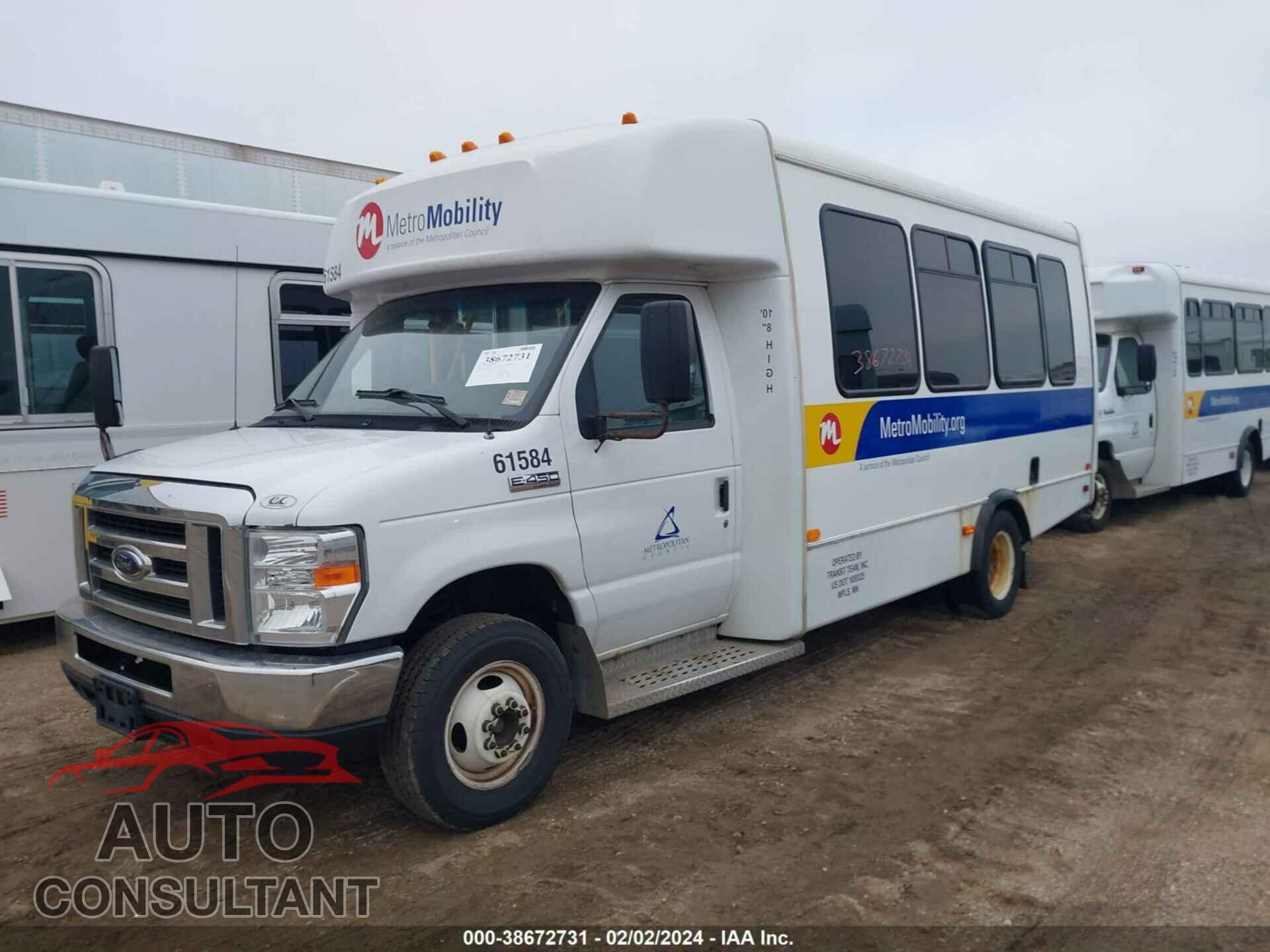 FORD E-450 CUTAWAY 2017 - 1FDFE4FS2HDC33597