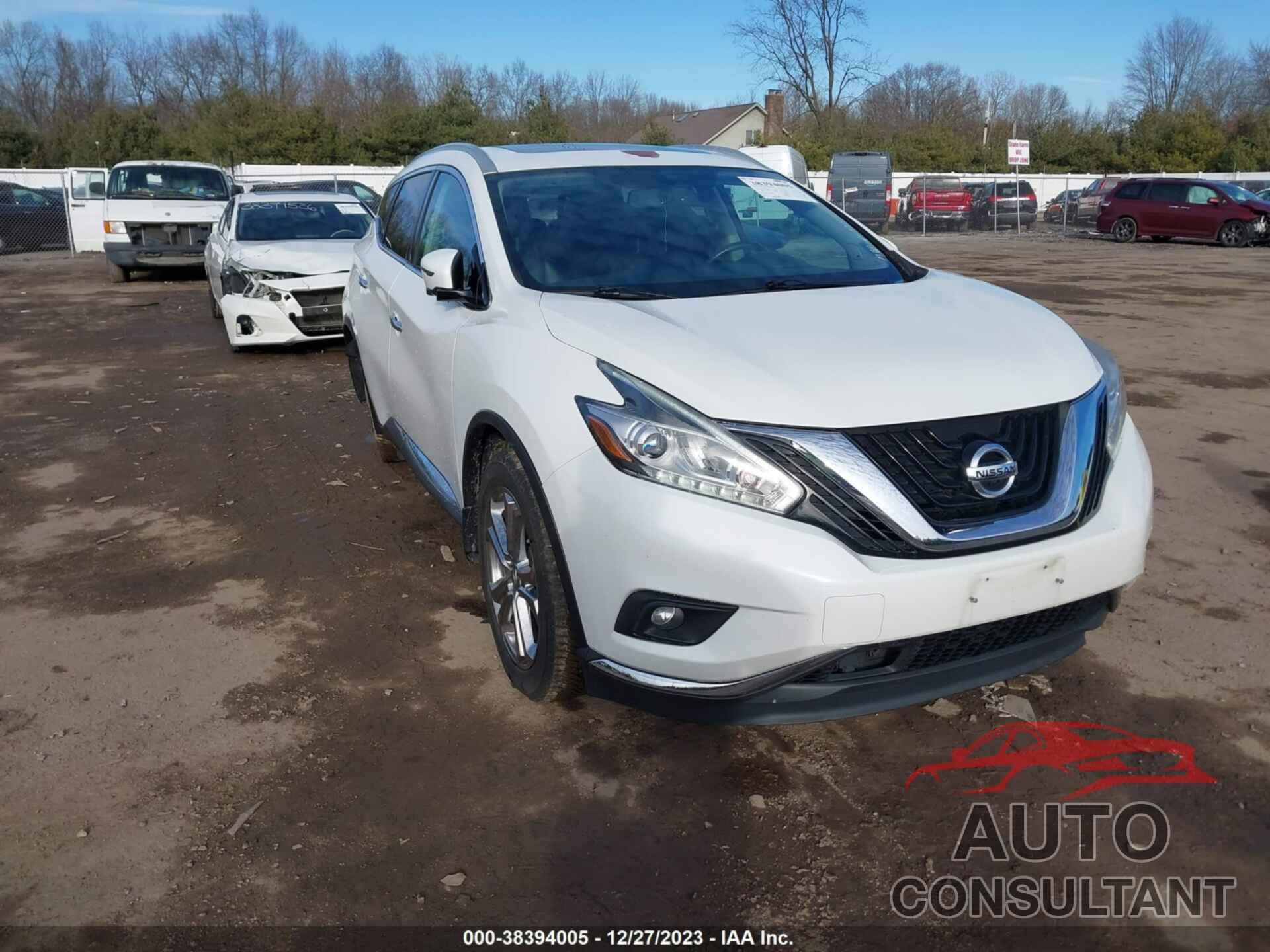 NISSAN MURANO 2017 - 5N1AZ2MHXHN167269