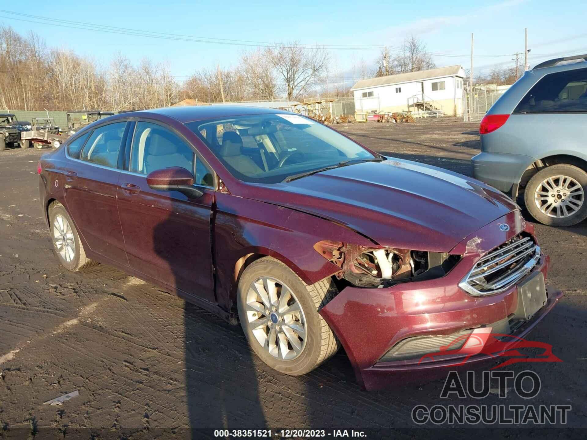 FORD FUSION 2017 - 3FA6P0H73HR198825