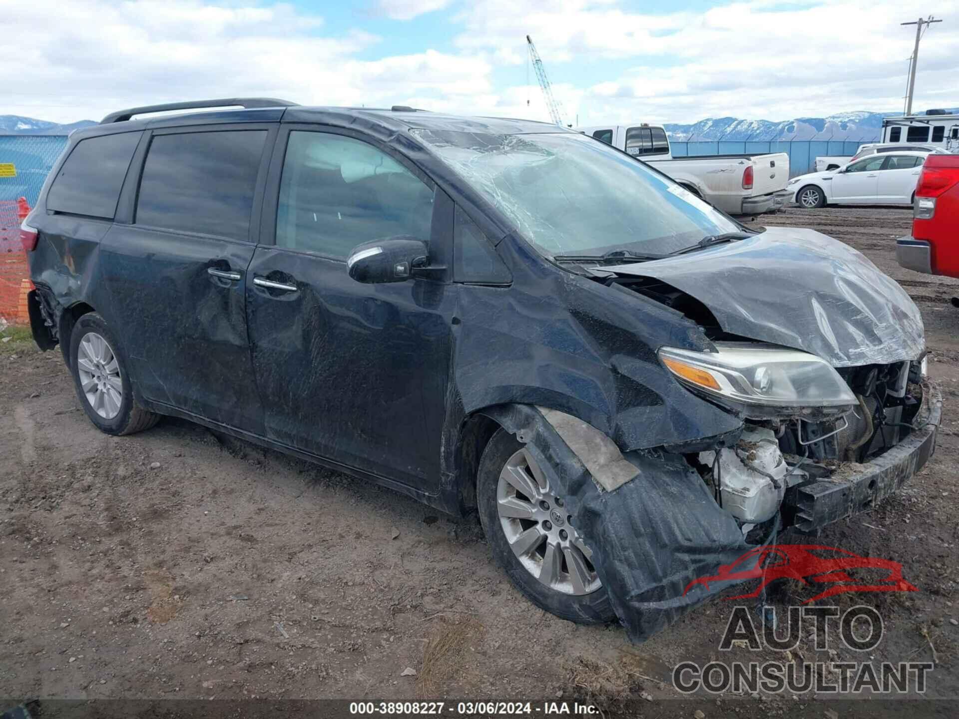 TOYOTA SIENNA 2016 - 5TDYK3DC9GT743508