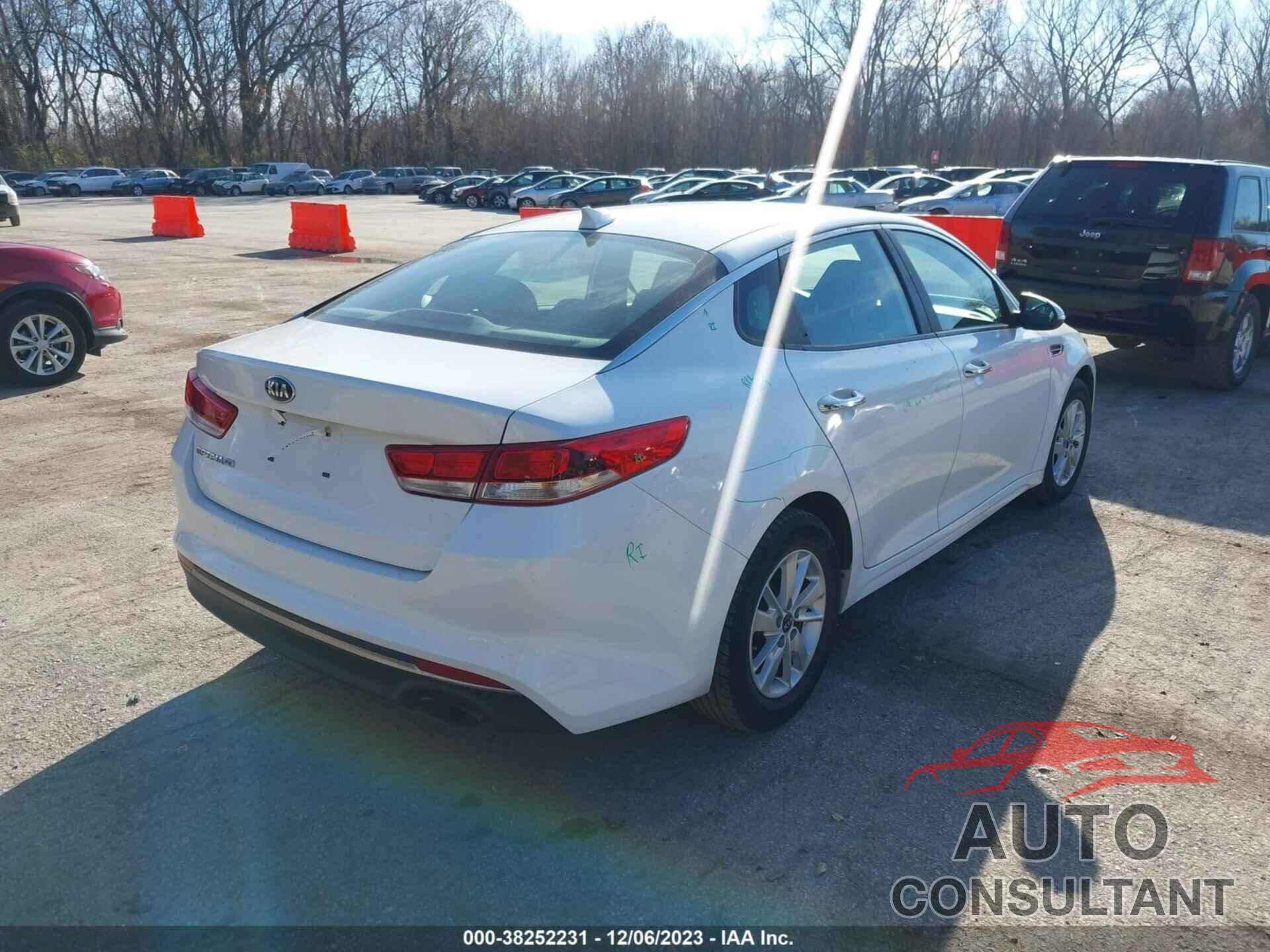 KIA OPTIMA 2016 - KNAGT4L30G5090358