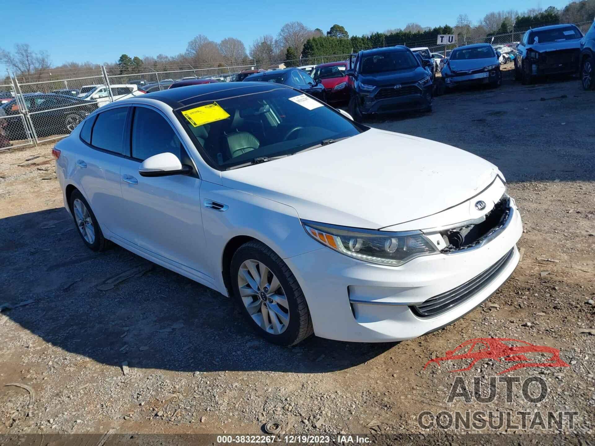 KIA OPTIMA 2016 - 5XXGU4L35GG106663