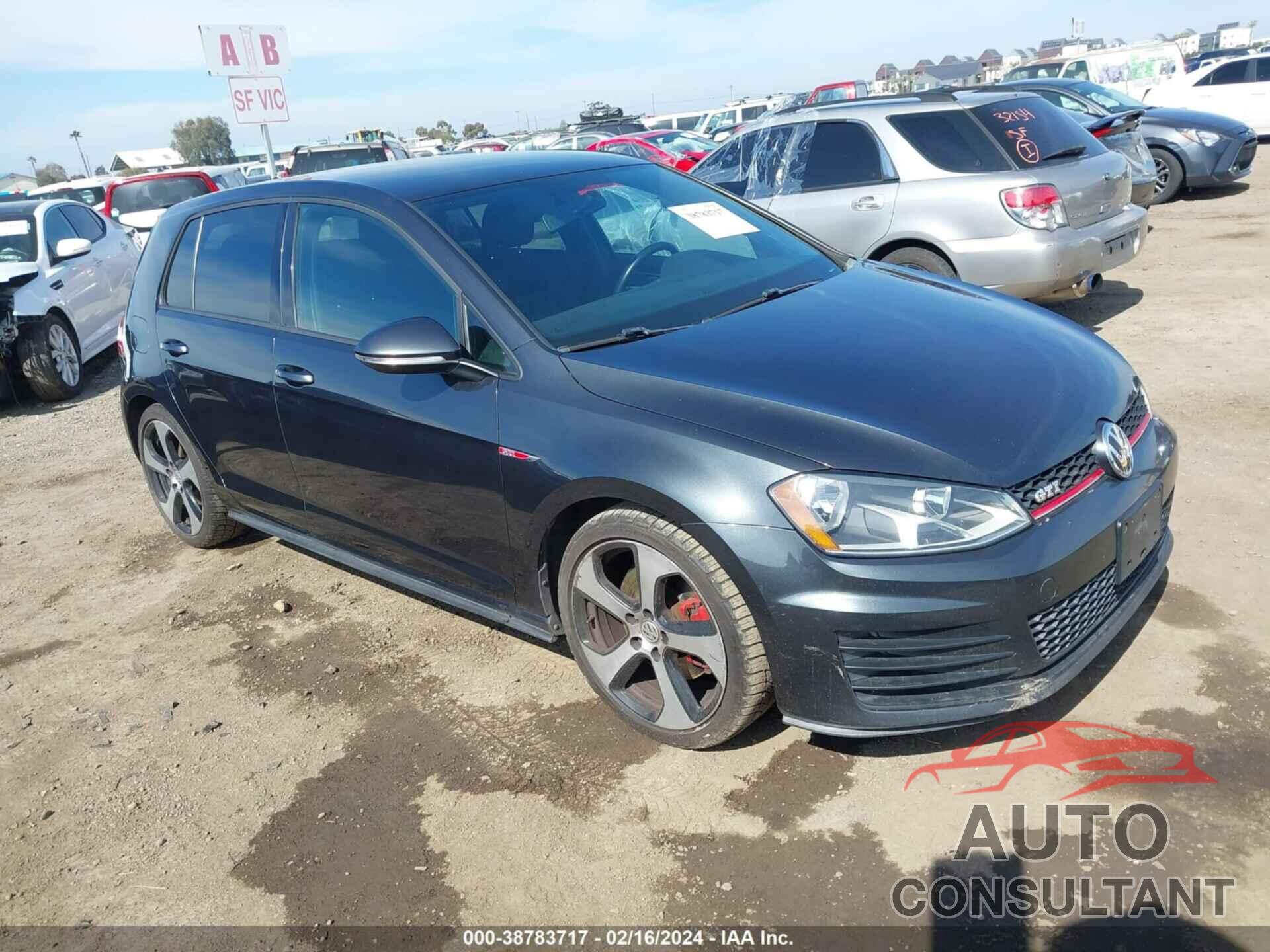 VOLKSWAGEN GOLF GTI 2016 - 3VW4T7AU0GM020983