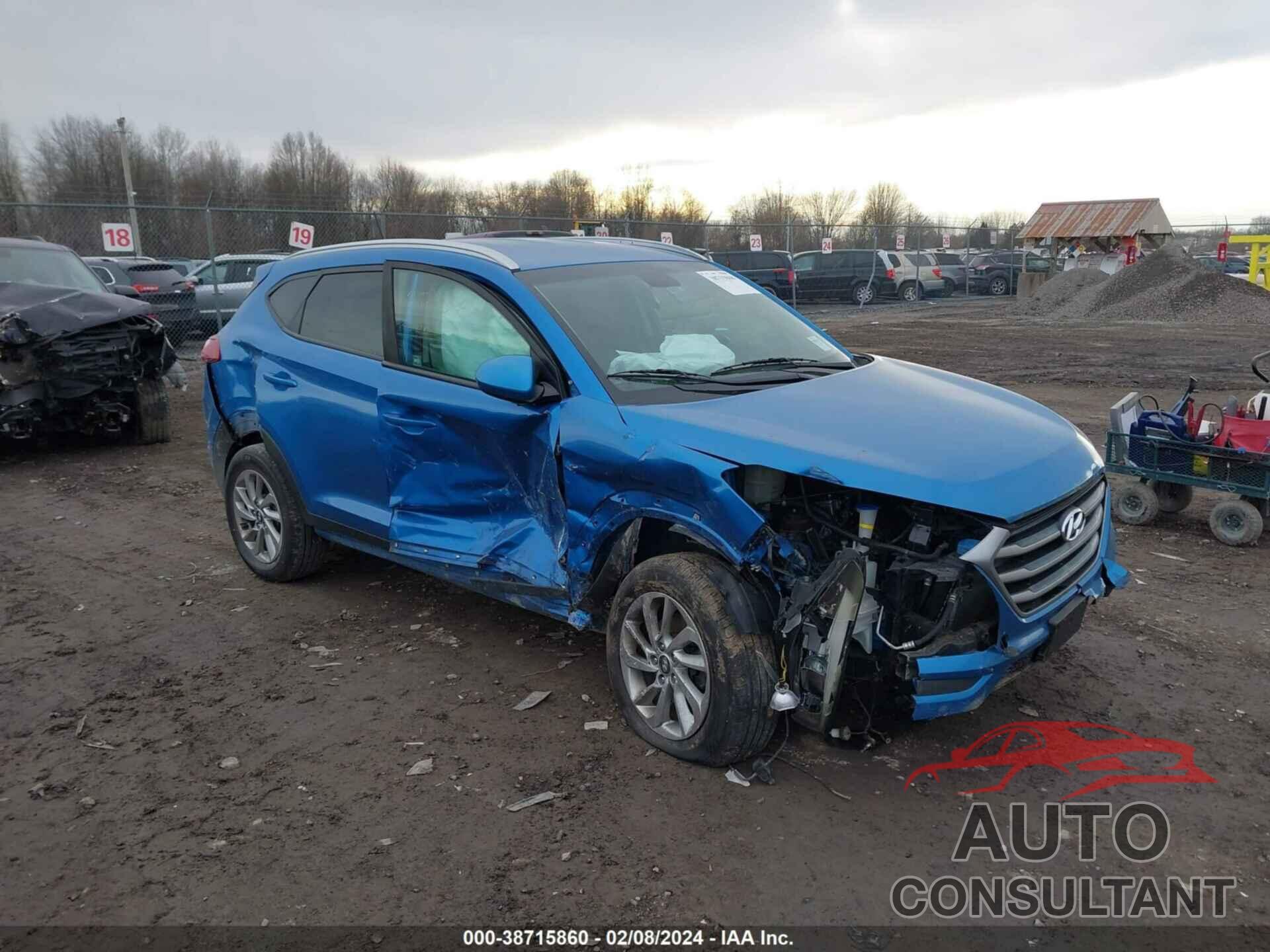 HYUNDAI TUCSON 2017 - KM8J3CA45HU315214