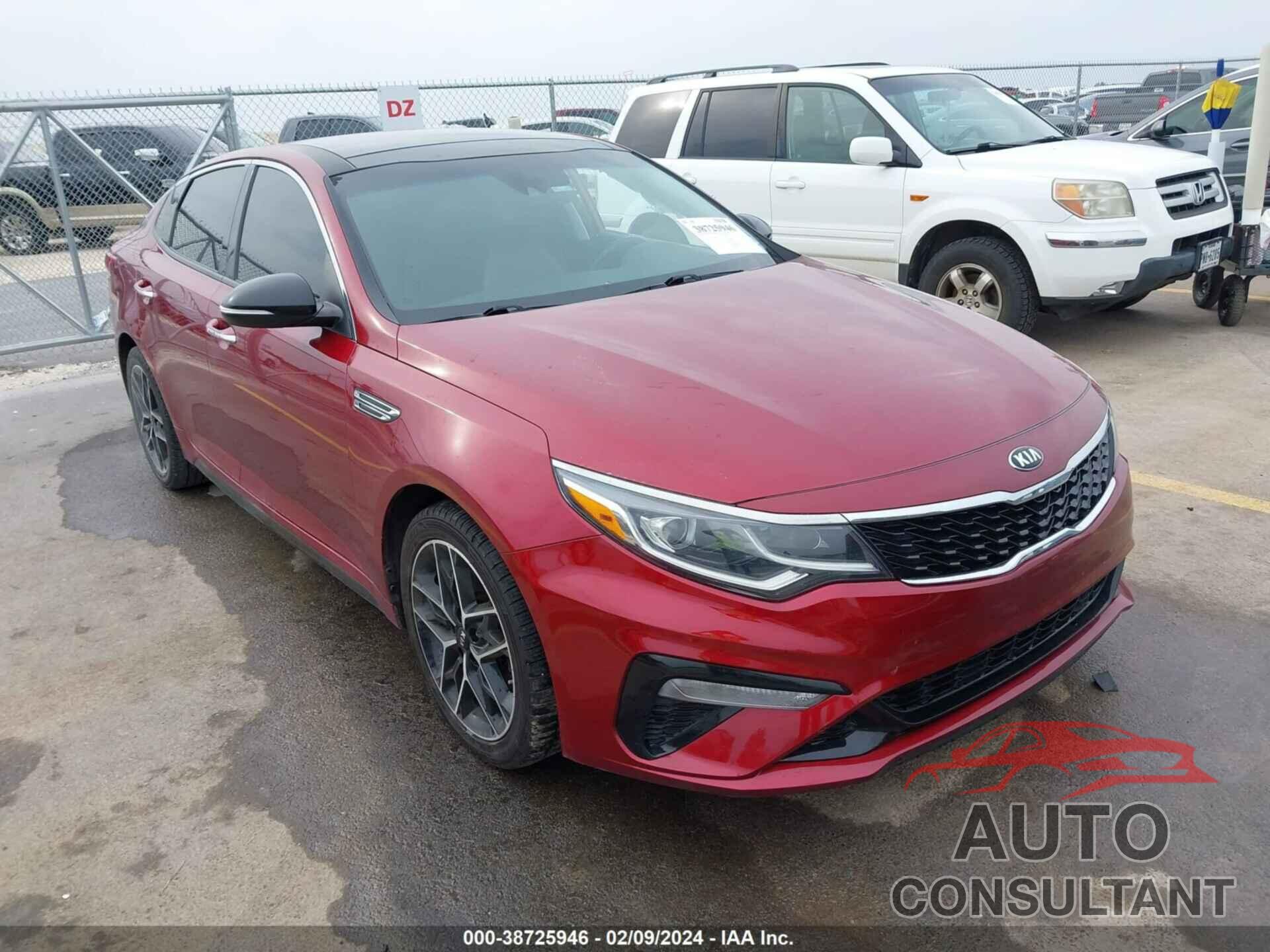 KIA OPTIMA 2020 - 5XXGT4L3XLG449448