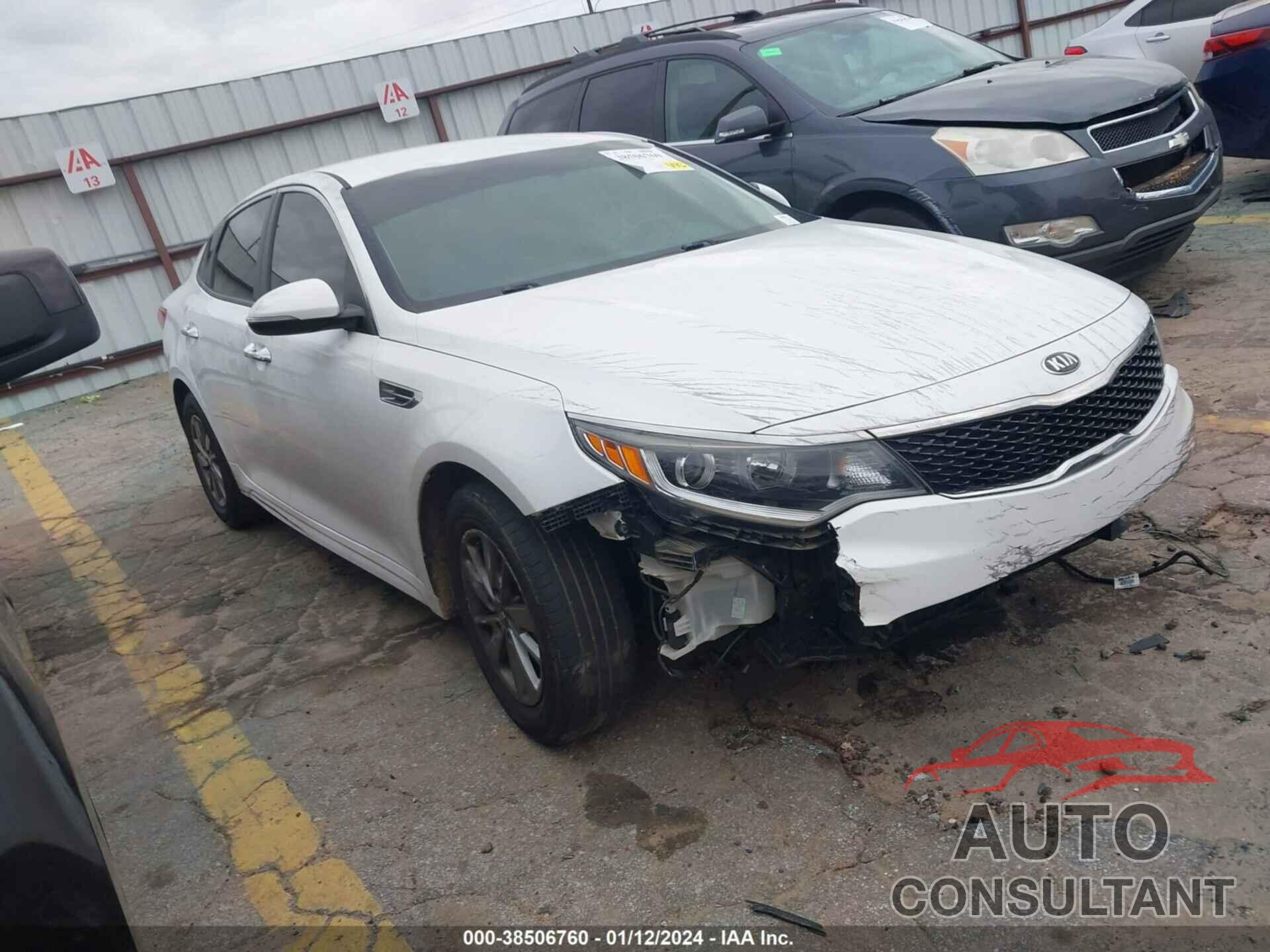 KIA OPTIMA 2018 - 5XXGT4L18JG202621