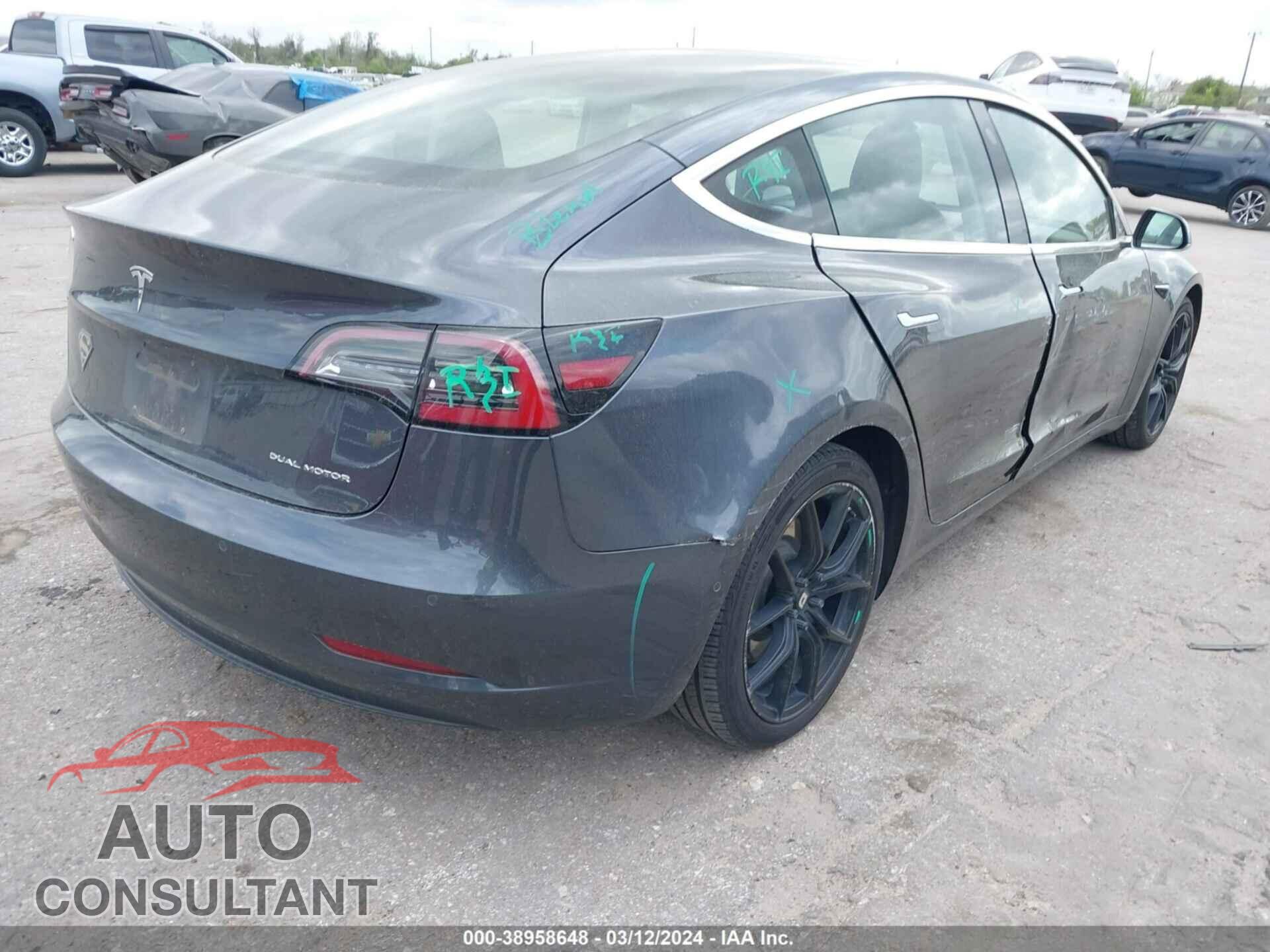 TESLA MODEL 3 2018 - 5YJ3E1EB5JF116778