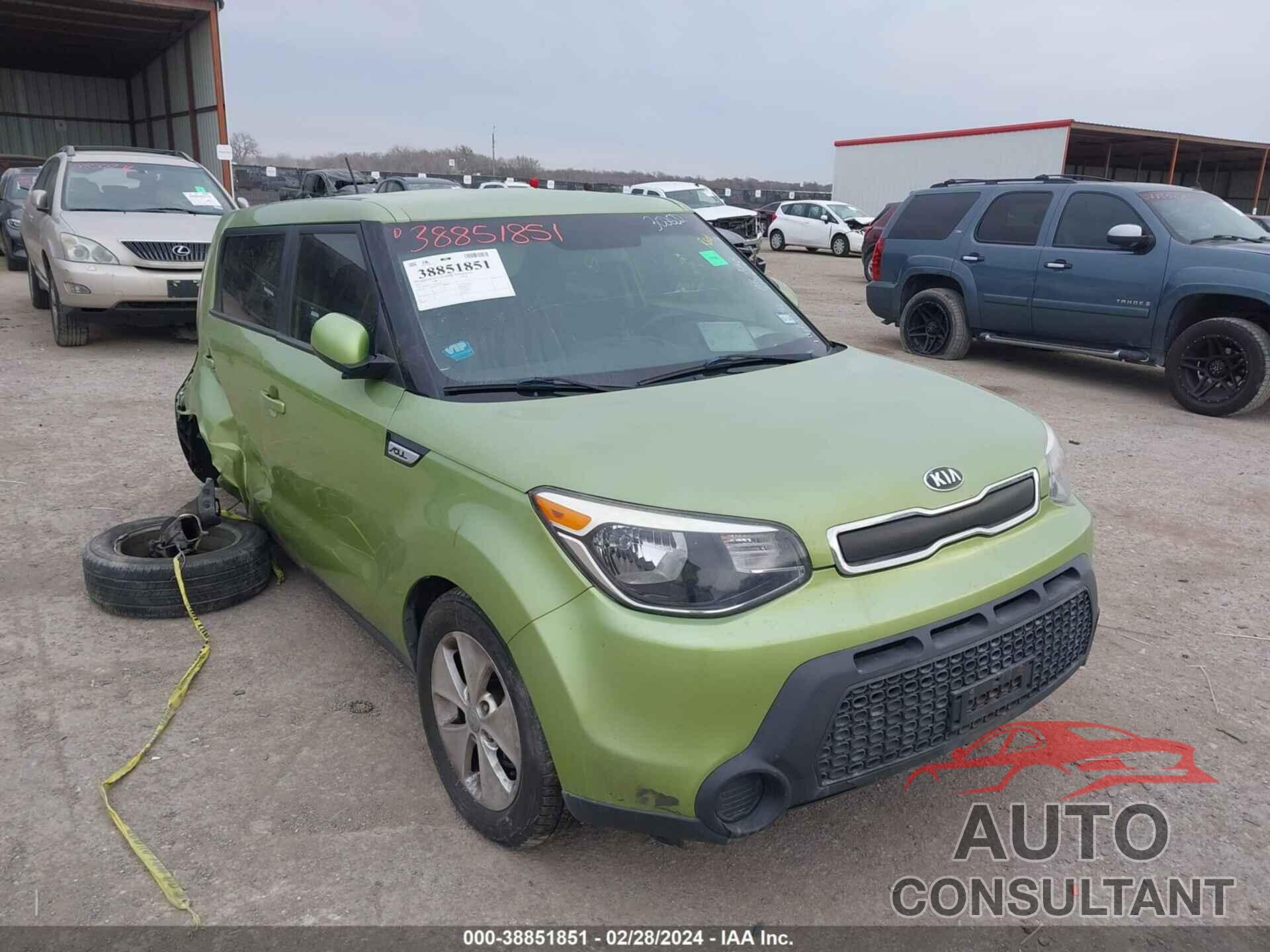 KIA SOUL 2016 - KNDJN2A28G7850249