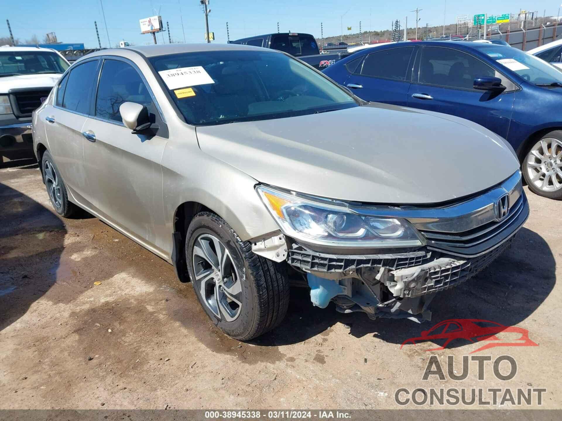 HONDA ACCORD 2016 - 1HGCR2F37GA196623