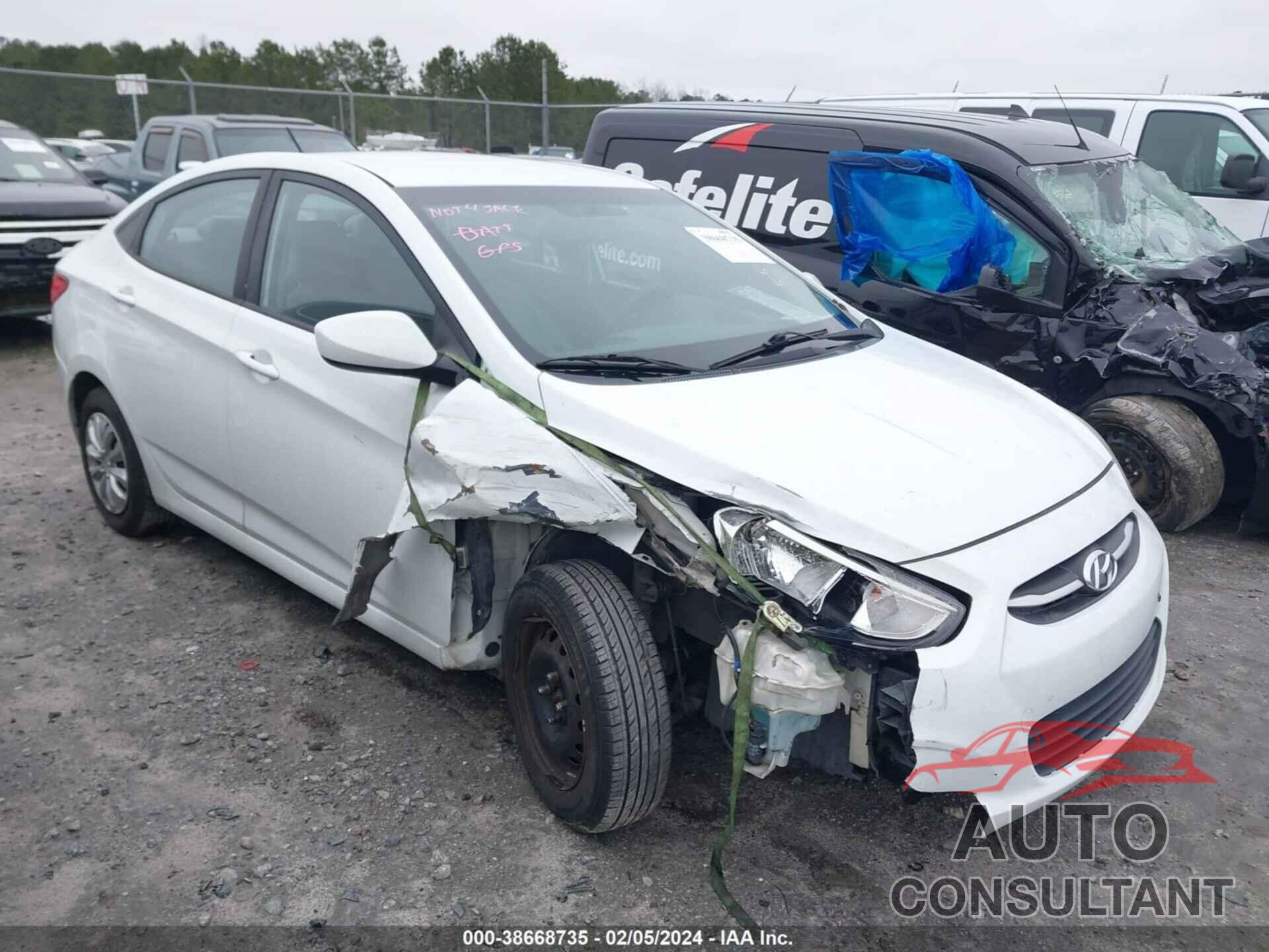 HYUNDAI ACCENT 2016 - KMHCT4AE6GU996487