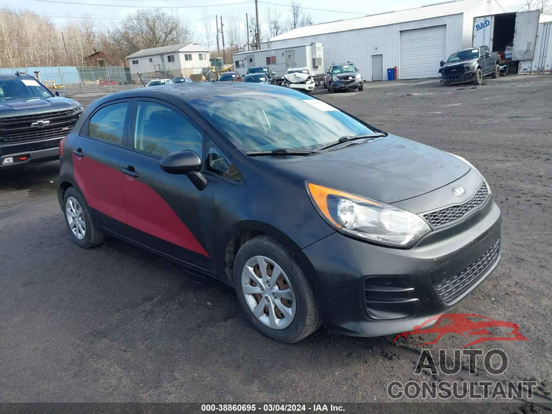 KIA RIO 2017 - KNADM5A3XH6007913