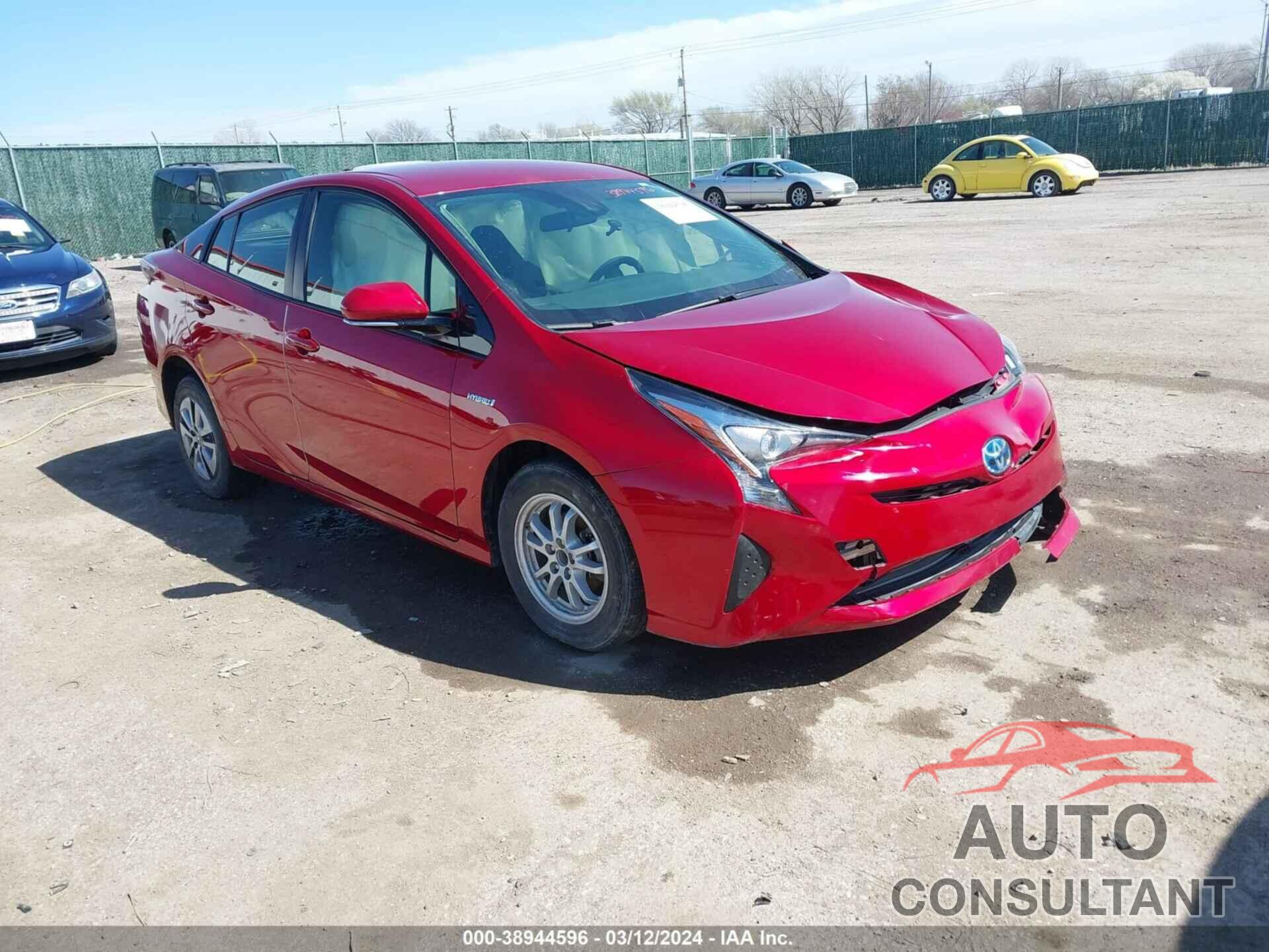 TOYOTA PRIUS 2017 - JTDKARFU1H3051974