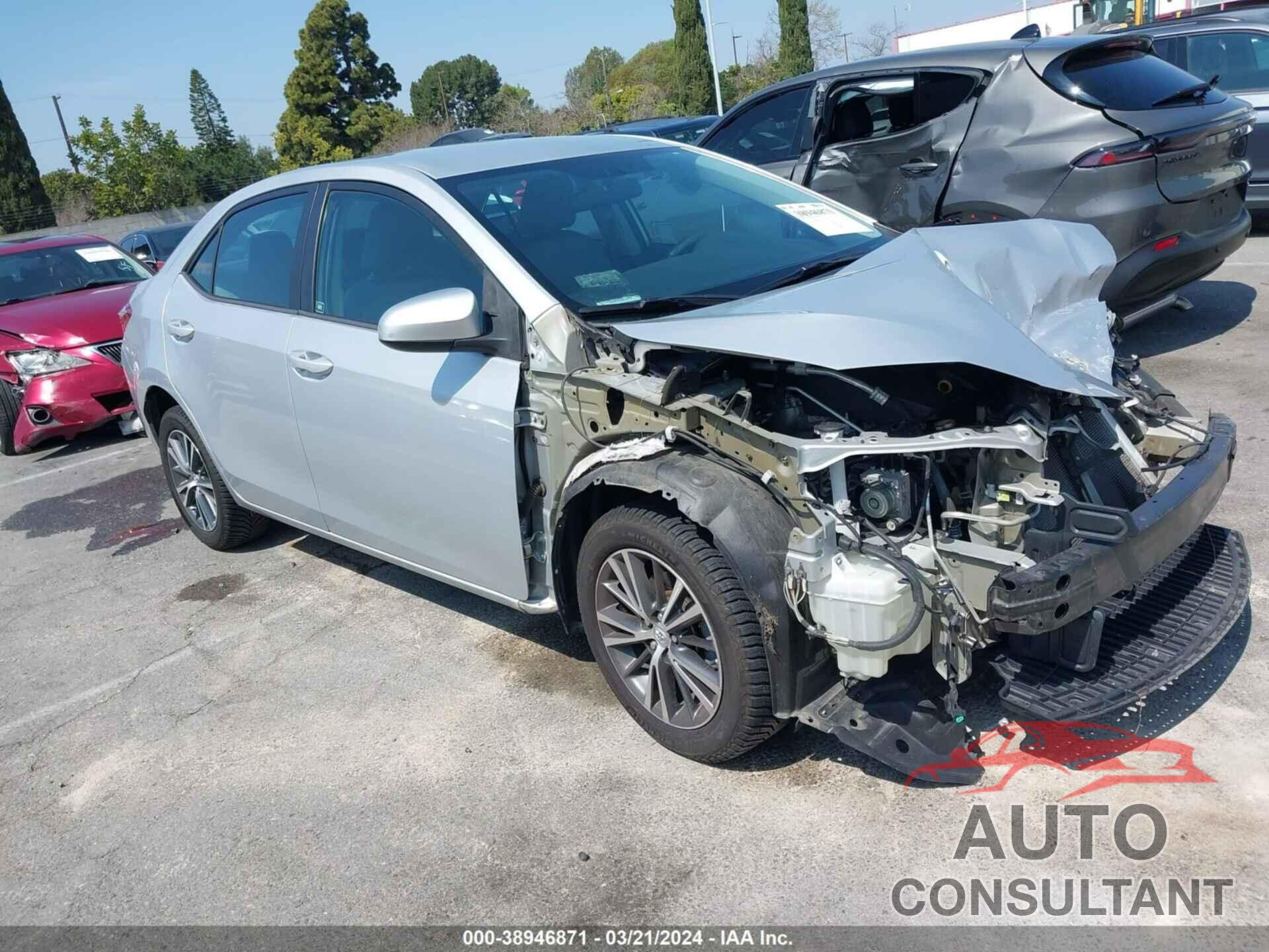 TOYOTA COROLLA 2016 - 5YFBURHE5GP391132