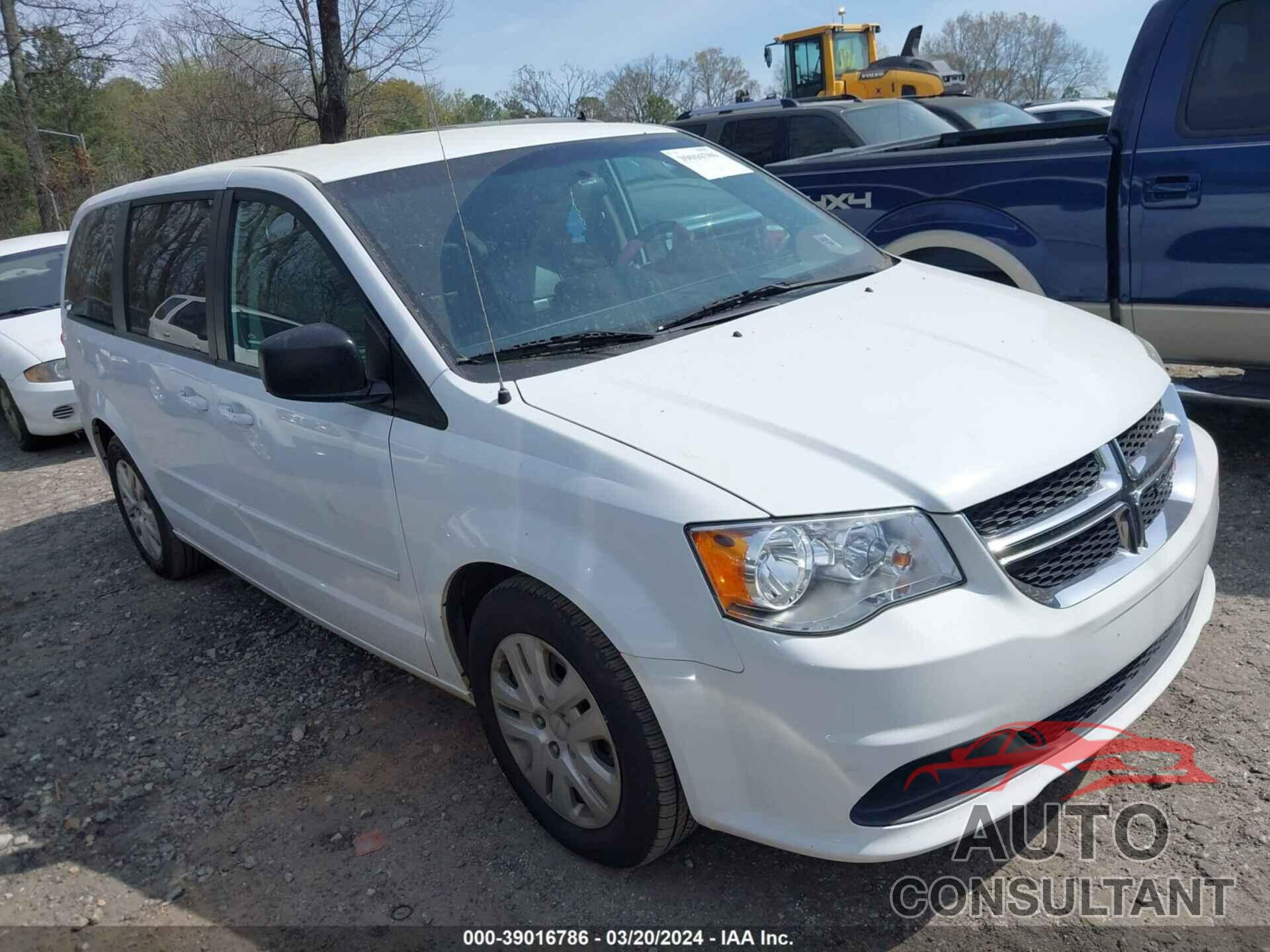 DODGE GRAND CARAVAN 2017 - 2C4RDGBG4HR855753