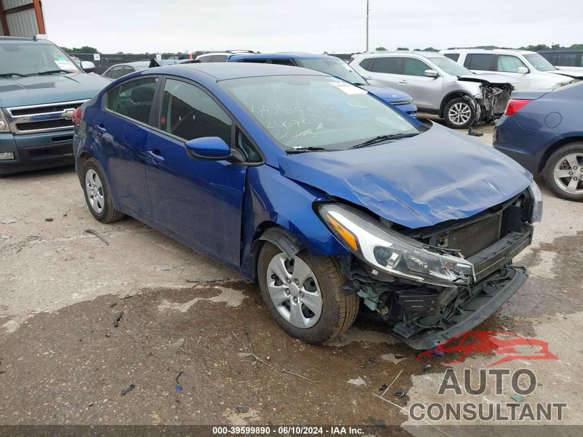 KIA FORTE 2018 - 3KPFK4A71JE246703