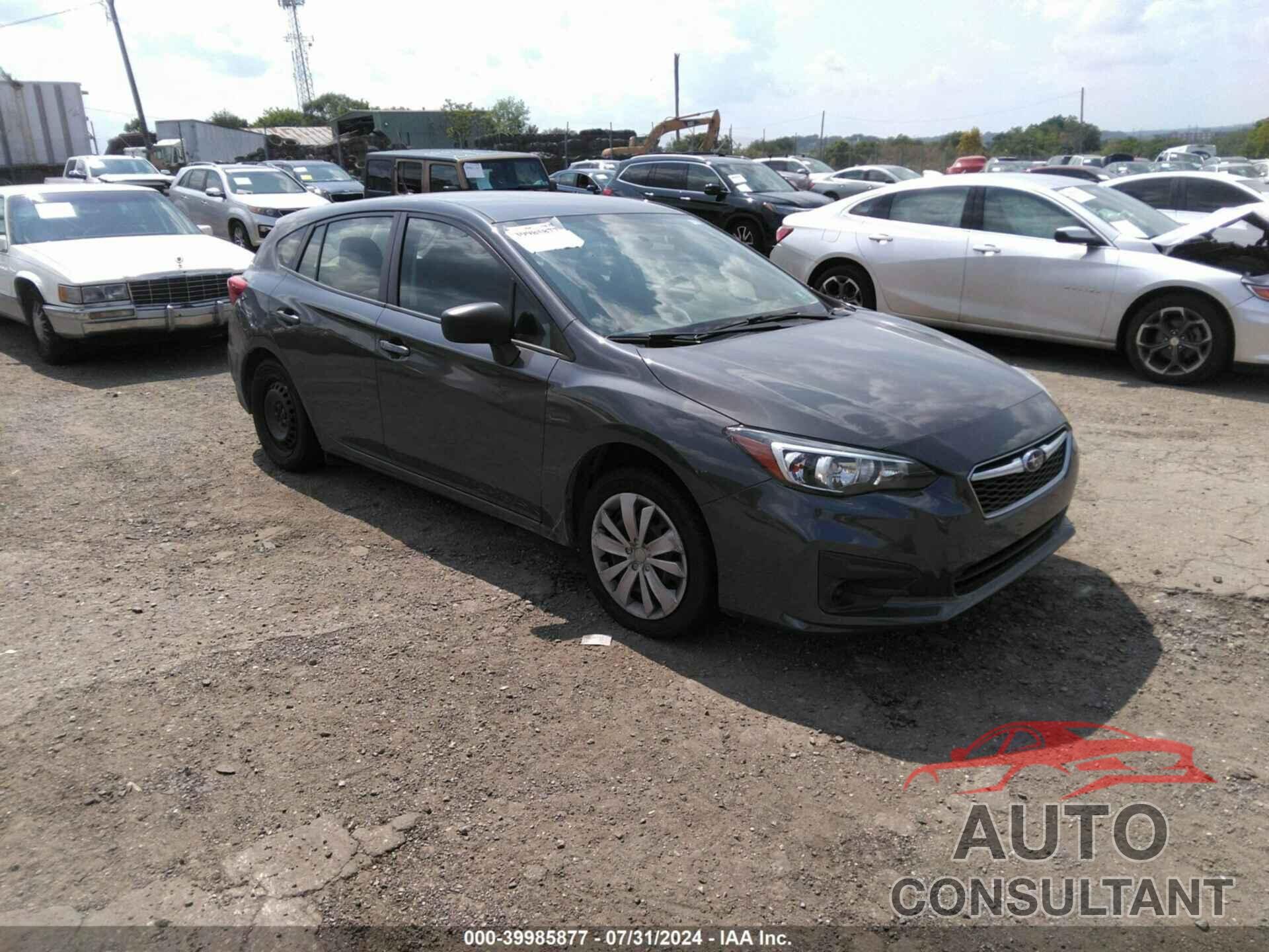 SUBARU IMPREZA 2019 - 4S3GTAA69K3723376