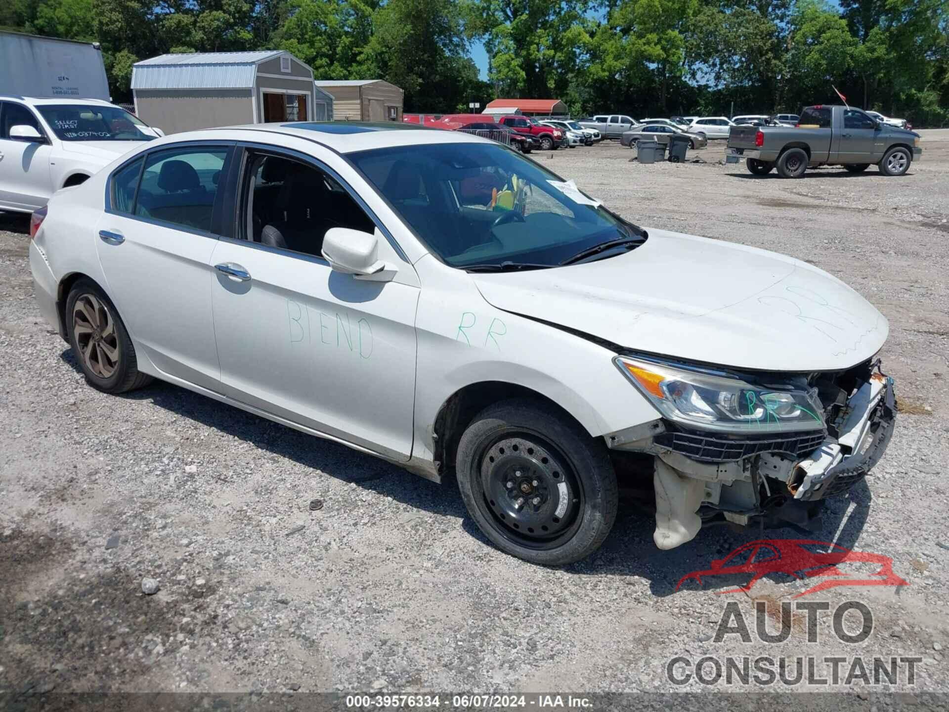 HONDA ACCORD 2016 - 1HGCR2F80GA806325