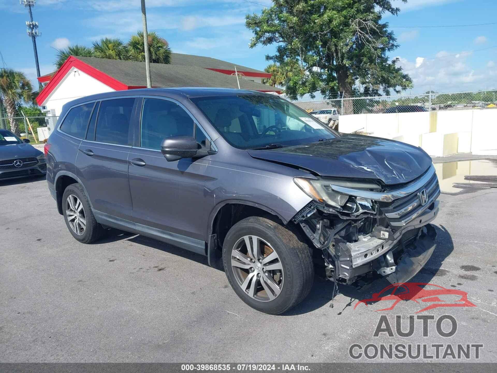 HONDA PILOT 2016 - 5FNYF5H55GB023655