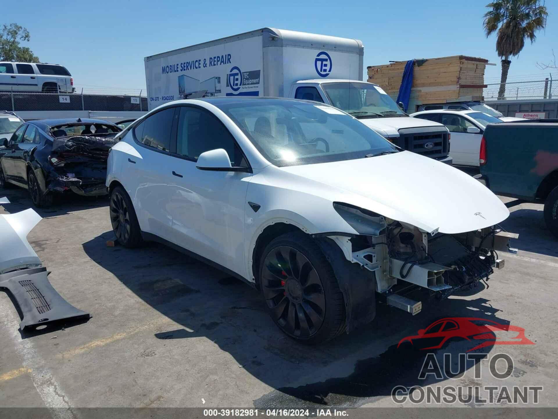 TESLA MODEL Y 2022 - 7SAYGDEF4NF460437