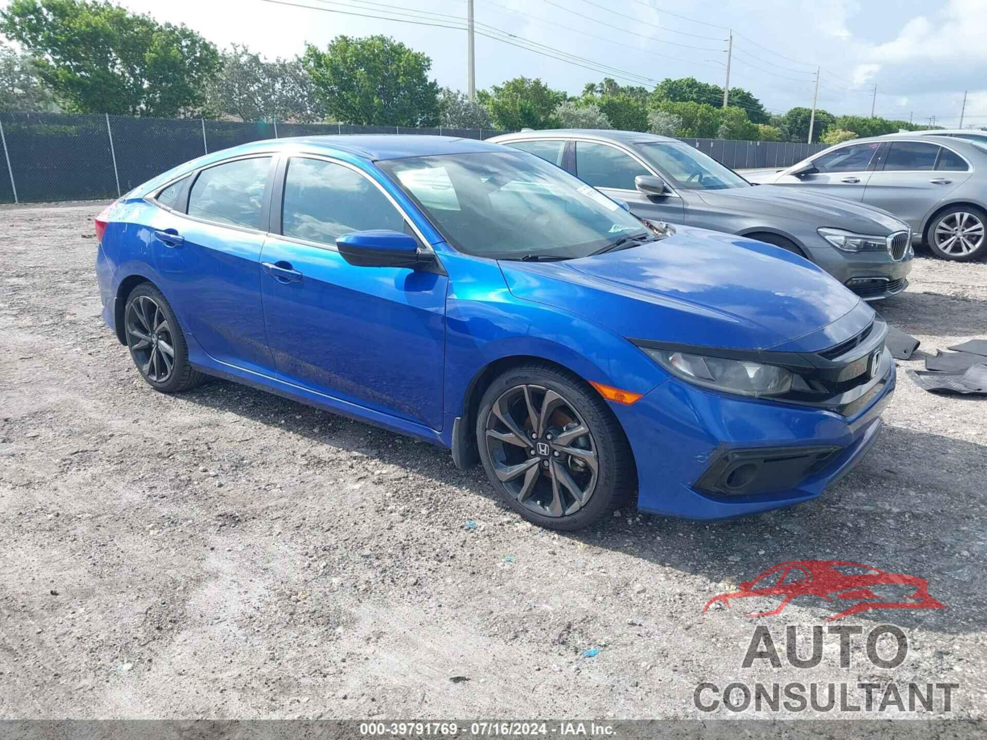 HONDA CIVIC 2020 - 19XFC2F85LE005278